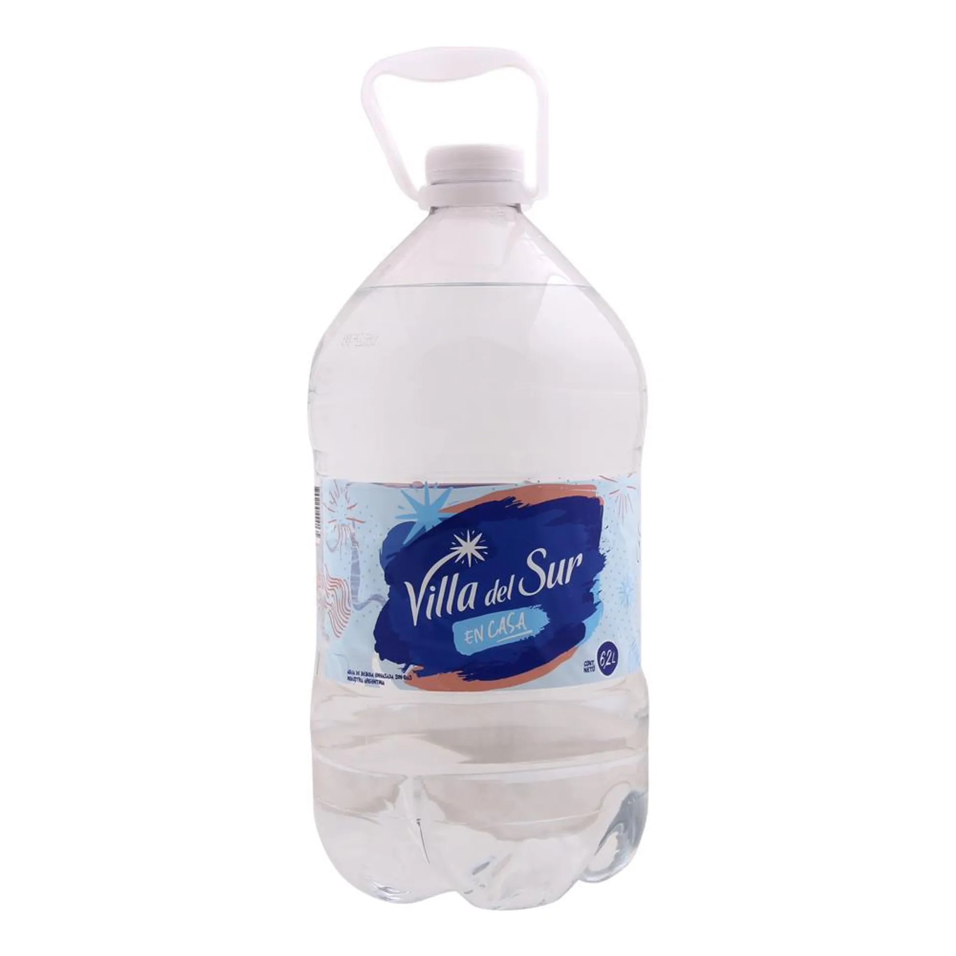 Agua Sin Gas Mineral Villa Del Sur 6.2l