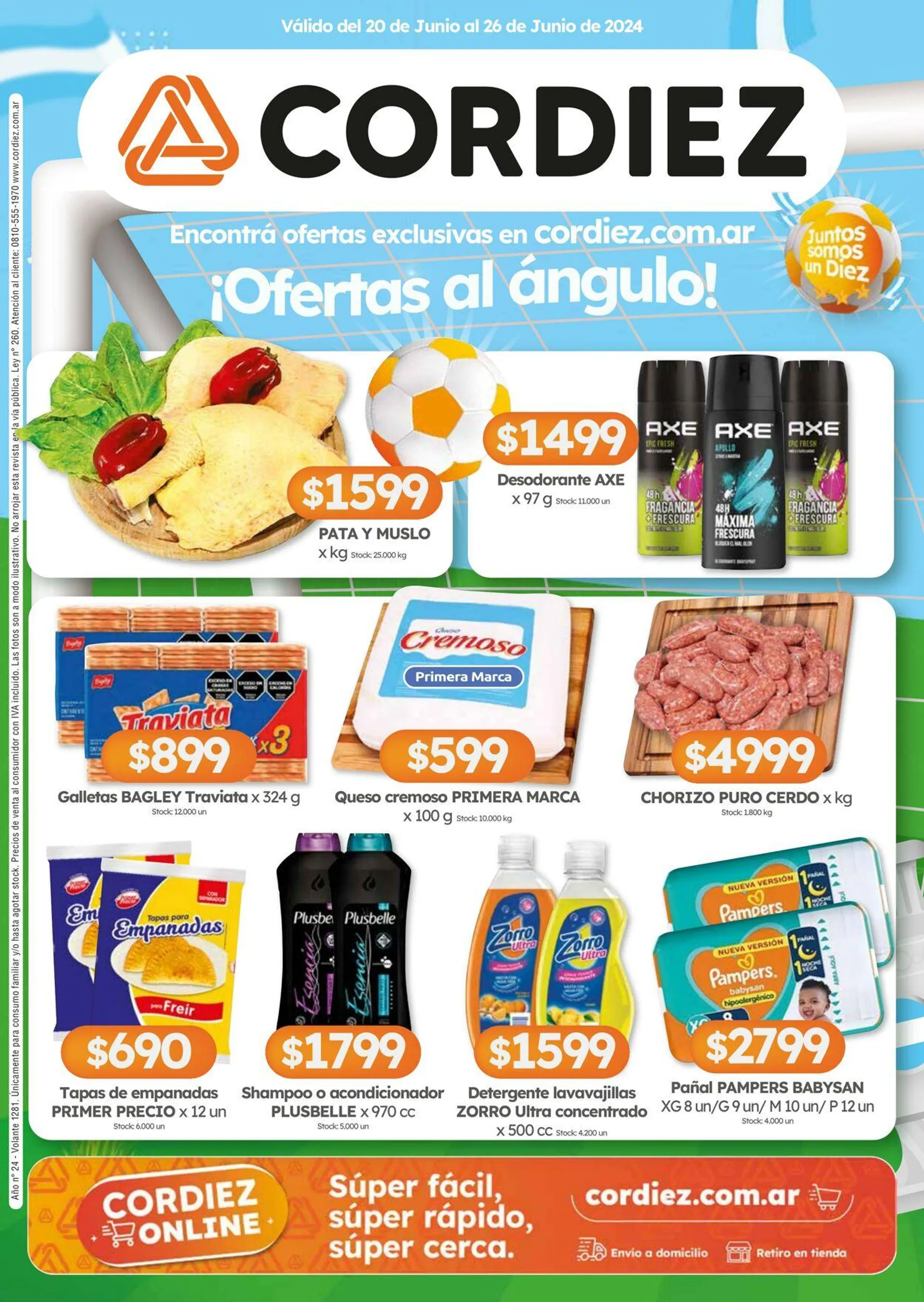 Ofertas de Cordiez 20 de junio al 26 de junio 2024 - Página 1 del catálogo