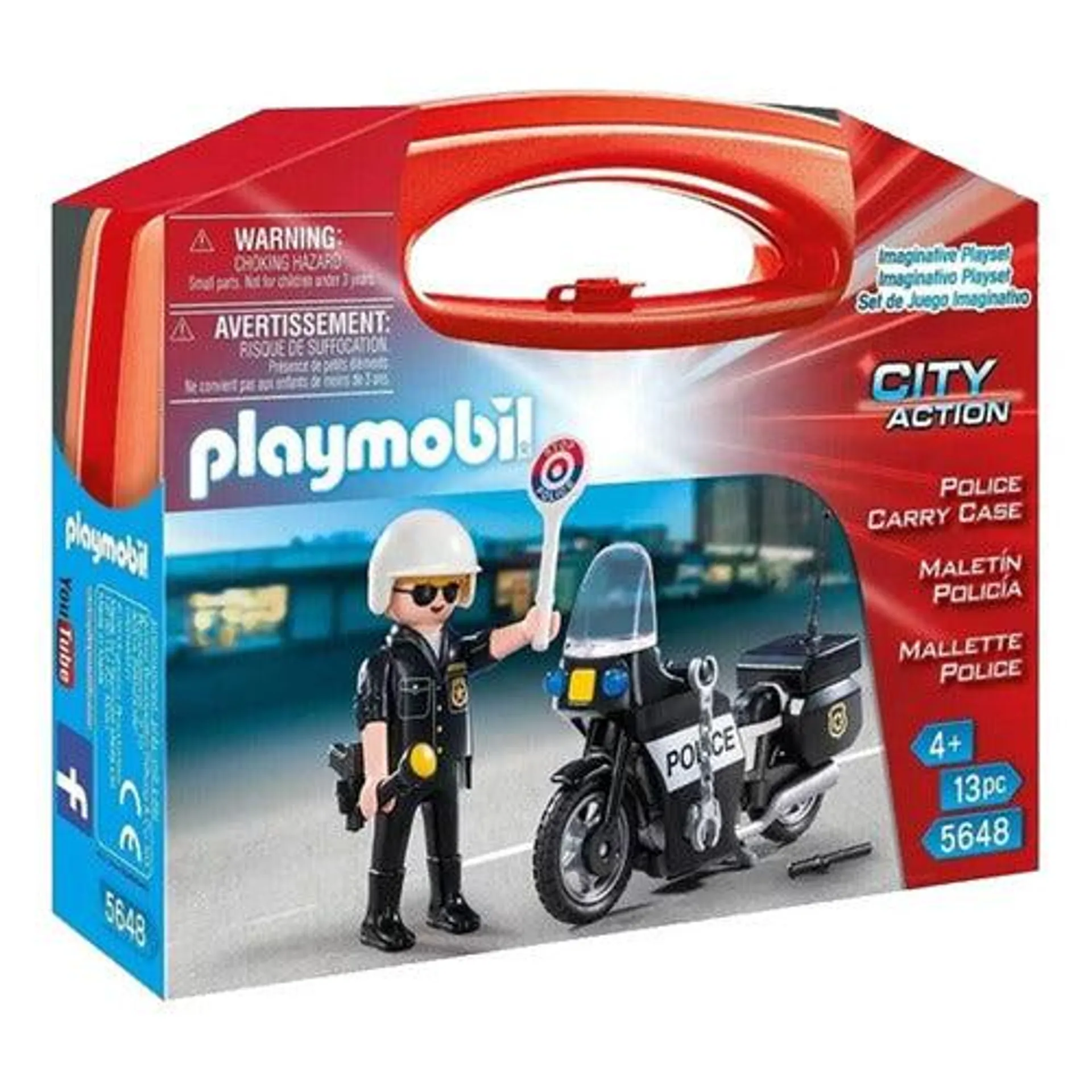 Set De Control Policial En Maletin Playmobil