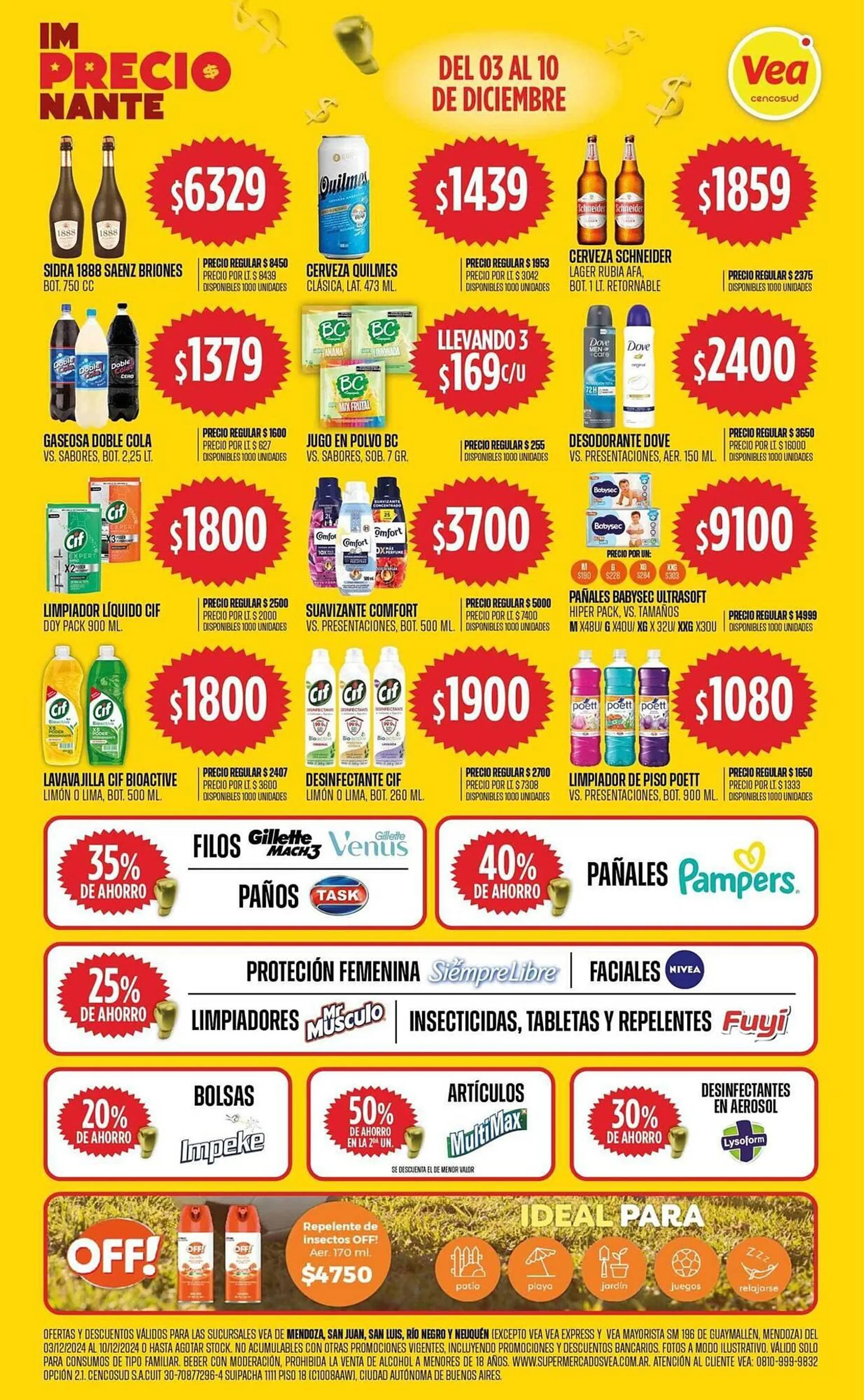 Ofertas de Catálogo Supermercados Vea 3 de diciembre al 10 de diciembre 2024 - Página 3 del catálogo