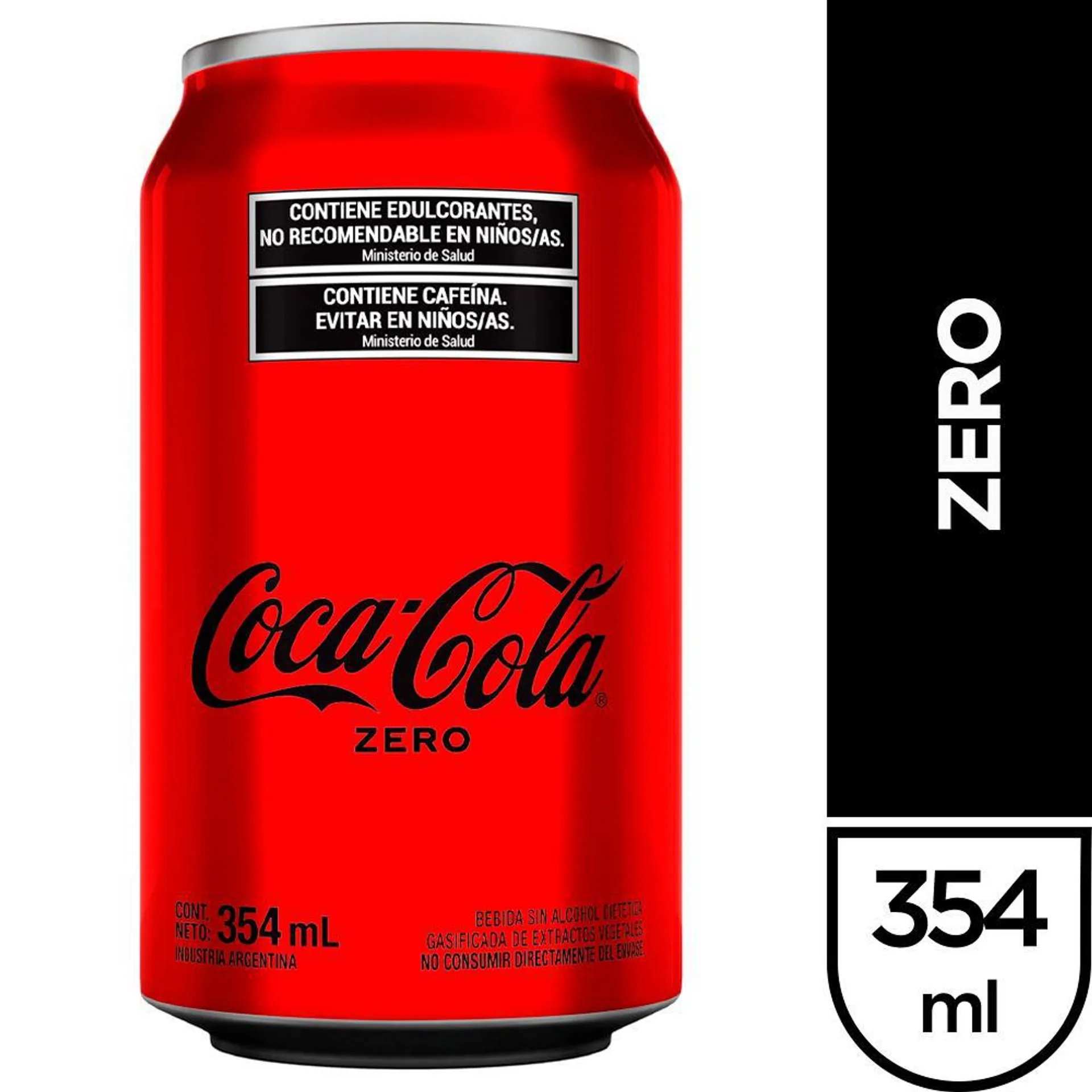 Gaseosa Coca-Cola Zero 354 Ml