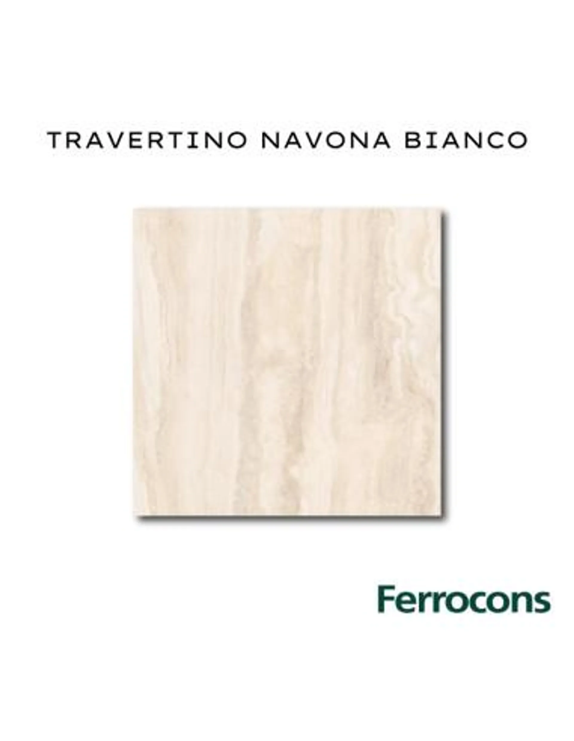 PORTOBELLO TRAVERTINO NAVONA BIANCO 60X60 NAT RET