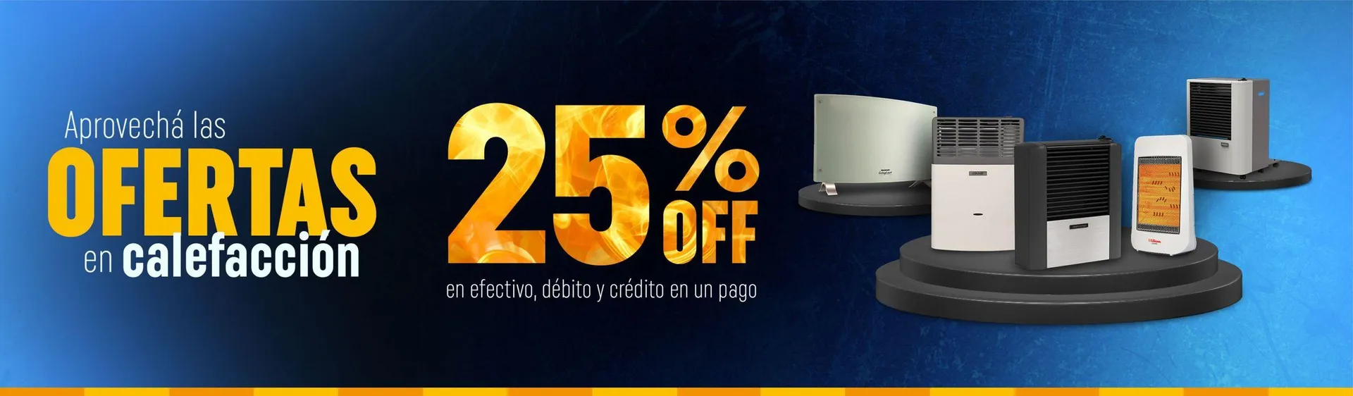 Aprovechá las Ofertas en calefacción 25% OFF - 1