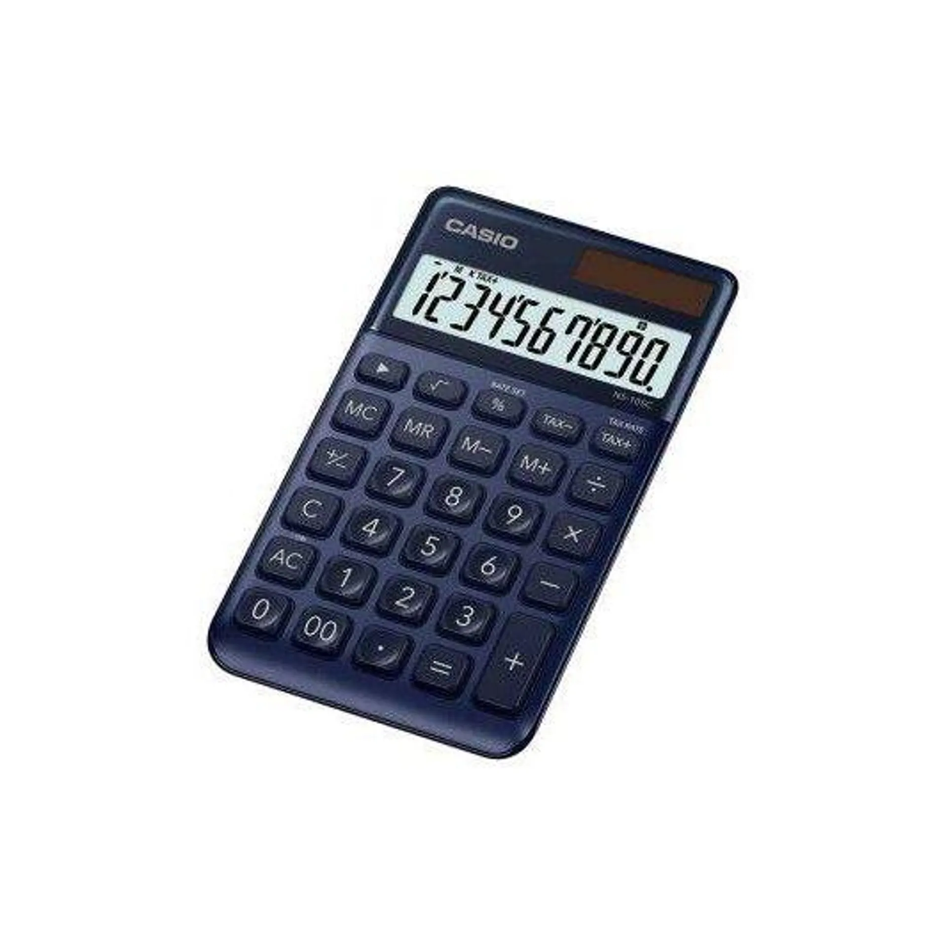 CASIO CALCULADORA NS-10SC-NY ESCRITORIO 10 DIG DISP EXTRA GRANDE AZUL METAL