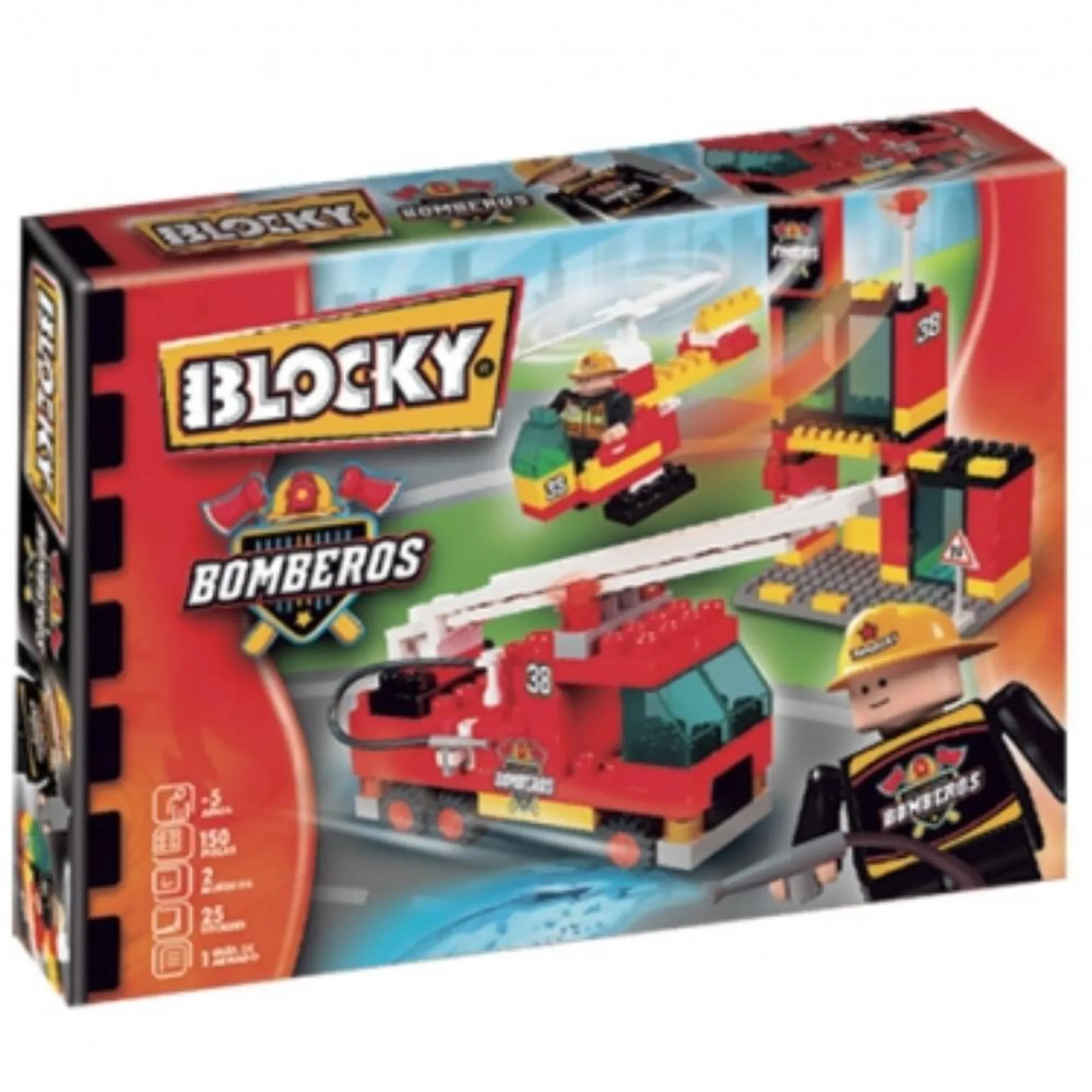 Blocky Bomberos 2 (150 piezas)