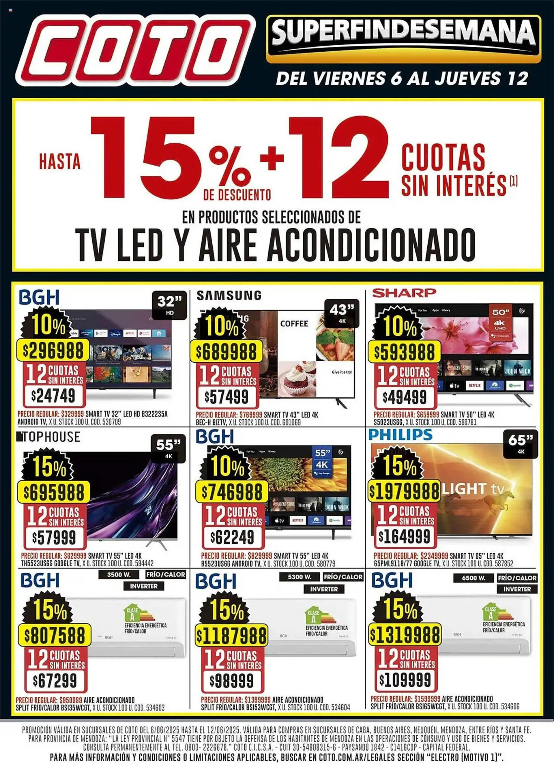 Ofertas de Catálogo Coto 6 de junio al 12 de junio 2025 - Página 1 del catálogo