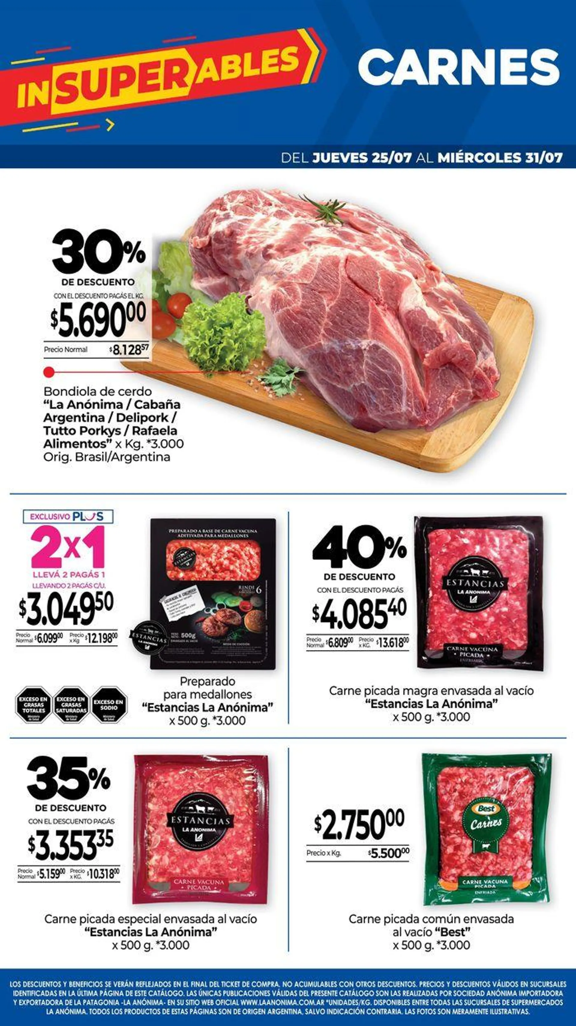 Ofertas de Carnes, frutas y verduras z6 25 de julio al 31 de julio 2024 - Página 2 del catálogo