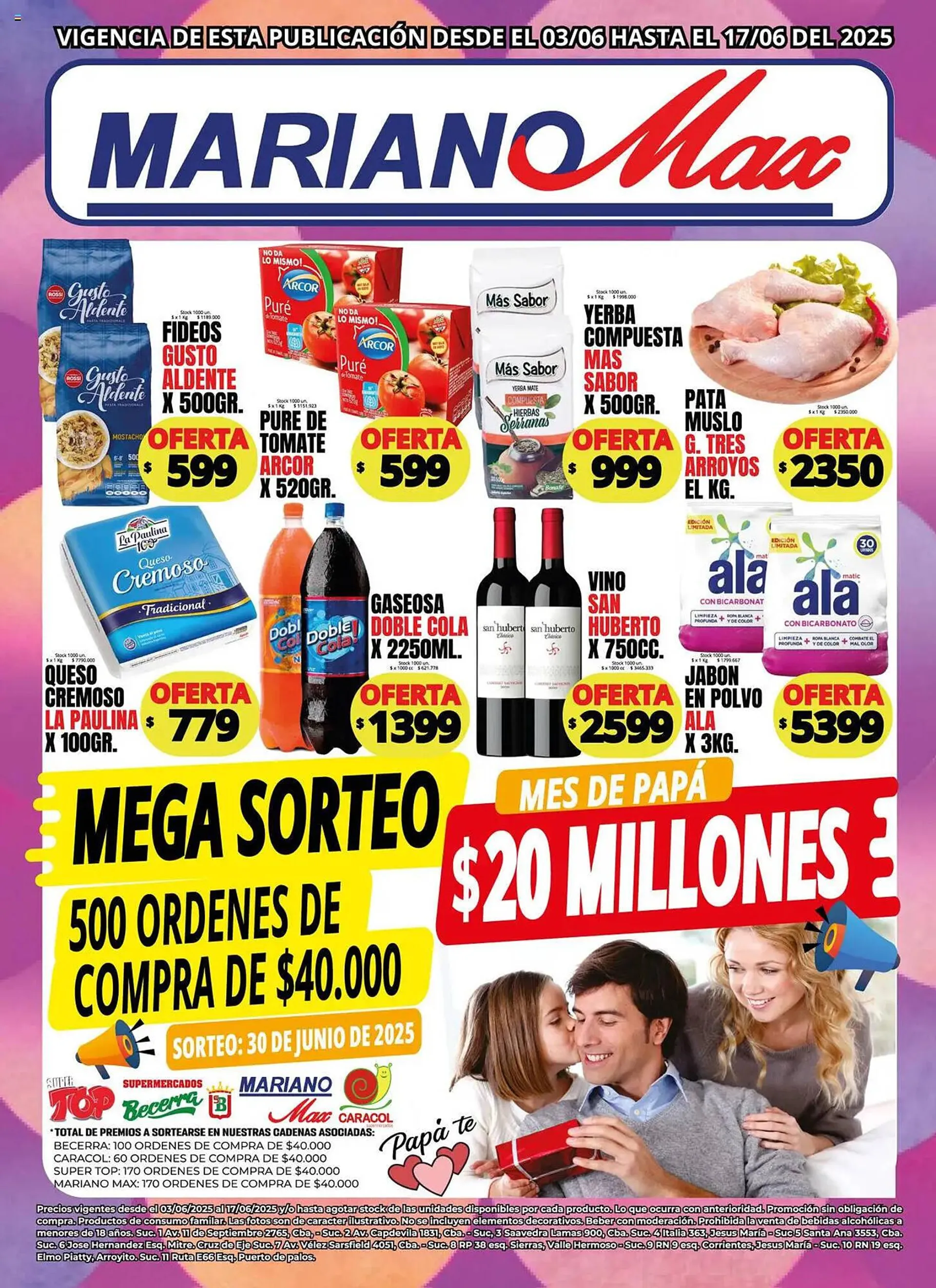 Ofertas de Catálogo Supermercados Mariano Max 3 de junio al 18 de junio 2025 - Página 1 del catálogo
