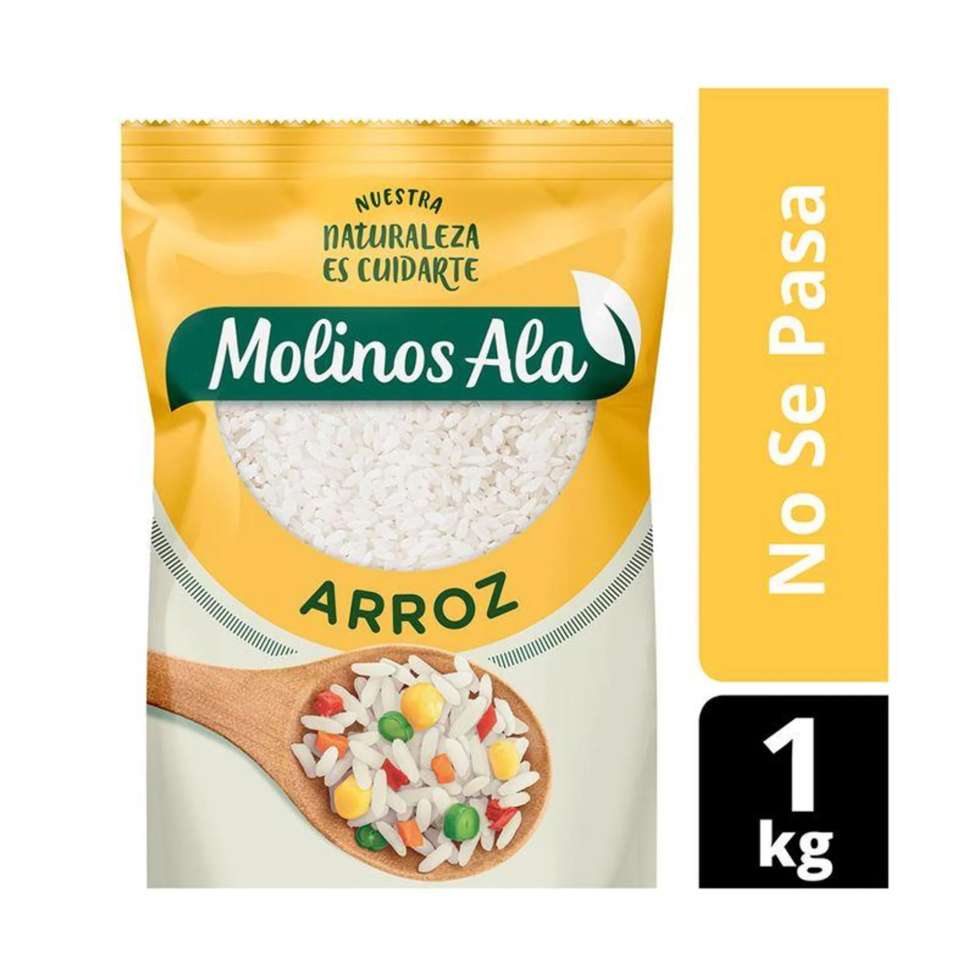 Arroz Molinos Ala parboil bolsa 1 kg.