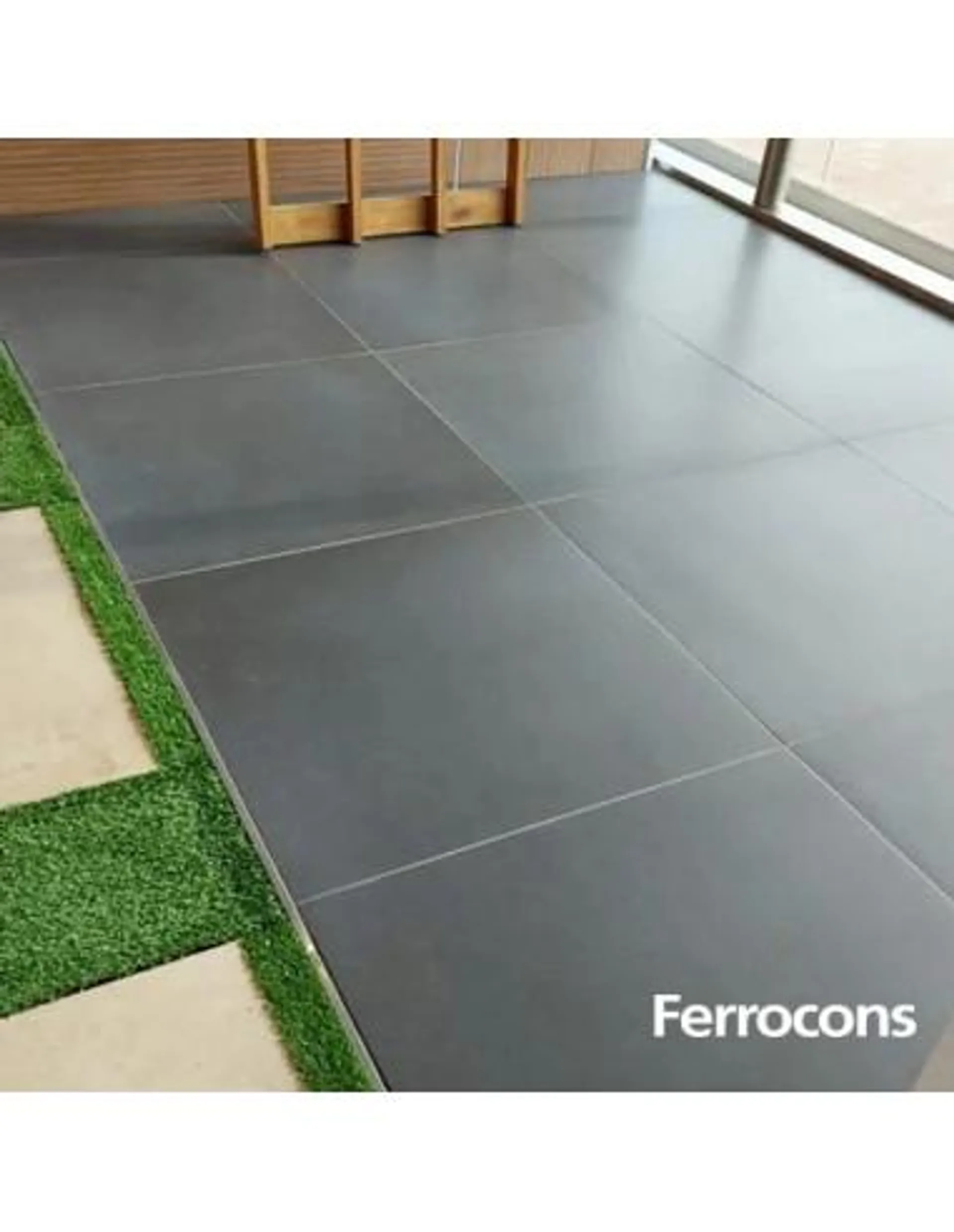 TENDENZA BLACK CEMENT REC 60X60 PORCELANI M2