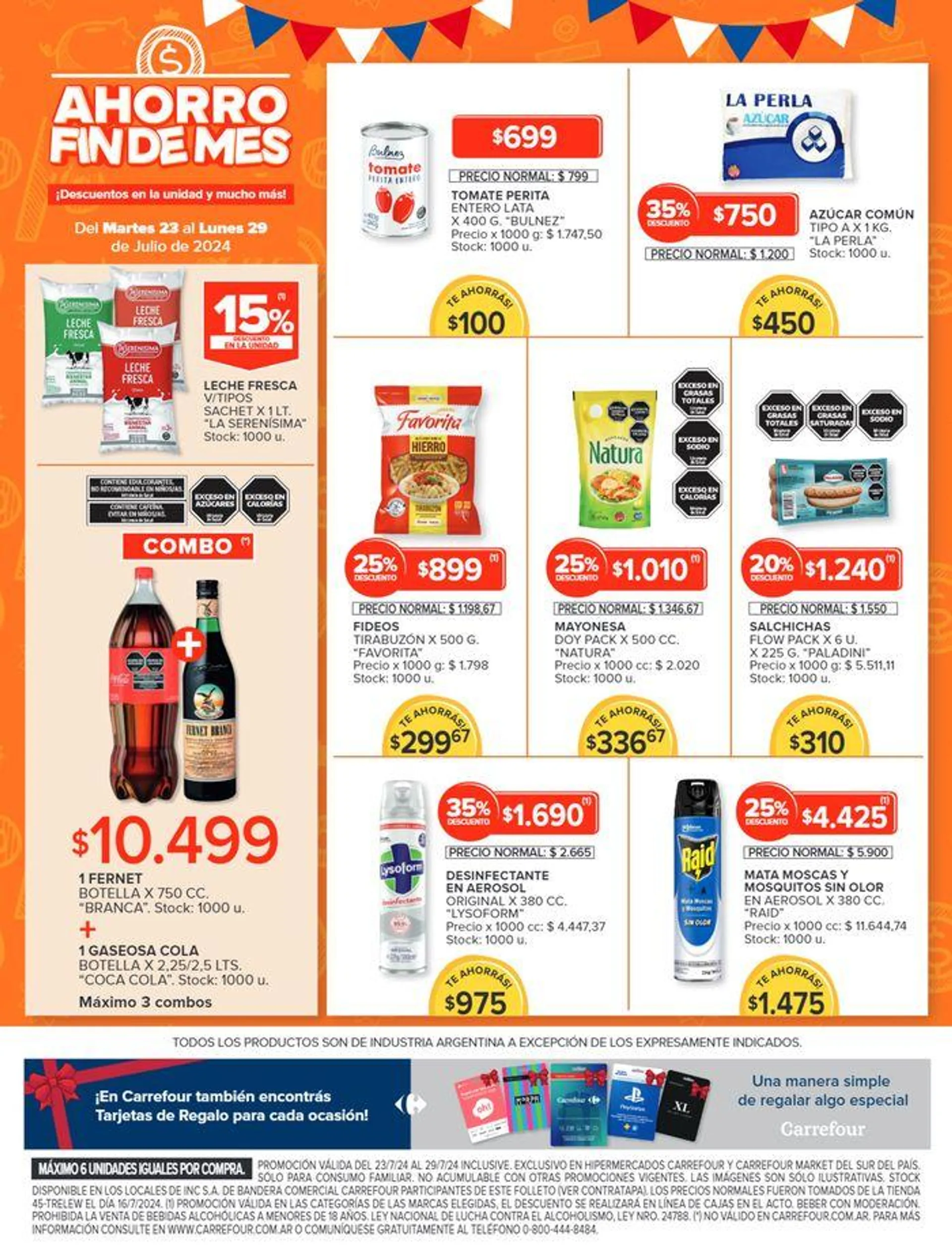 Ofertas de Catálogo Ahorro Fin de Mes Market Sur 23 de julio al 29 de julio 2024 - Página 10 del catálogo