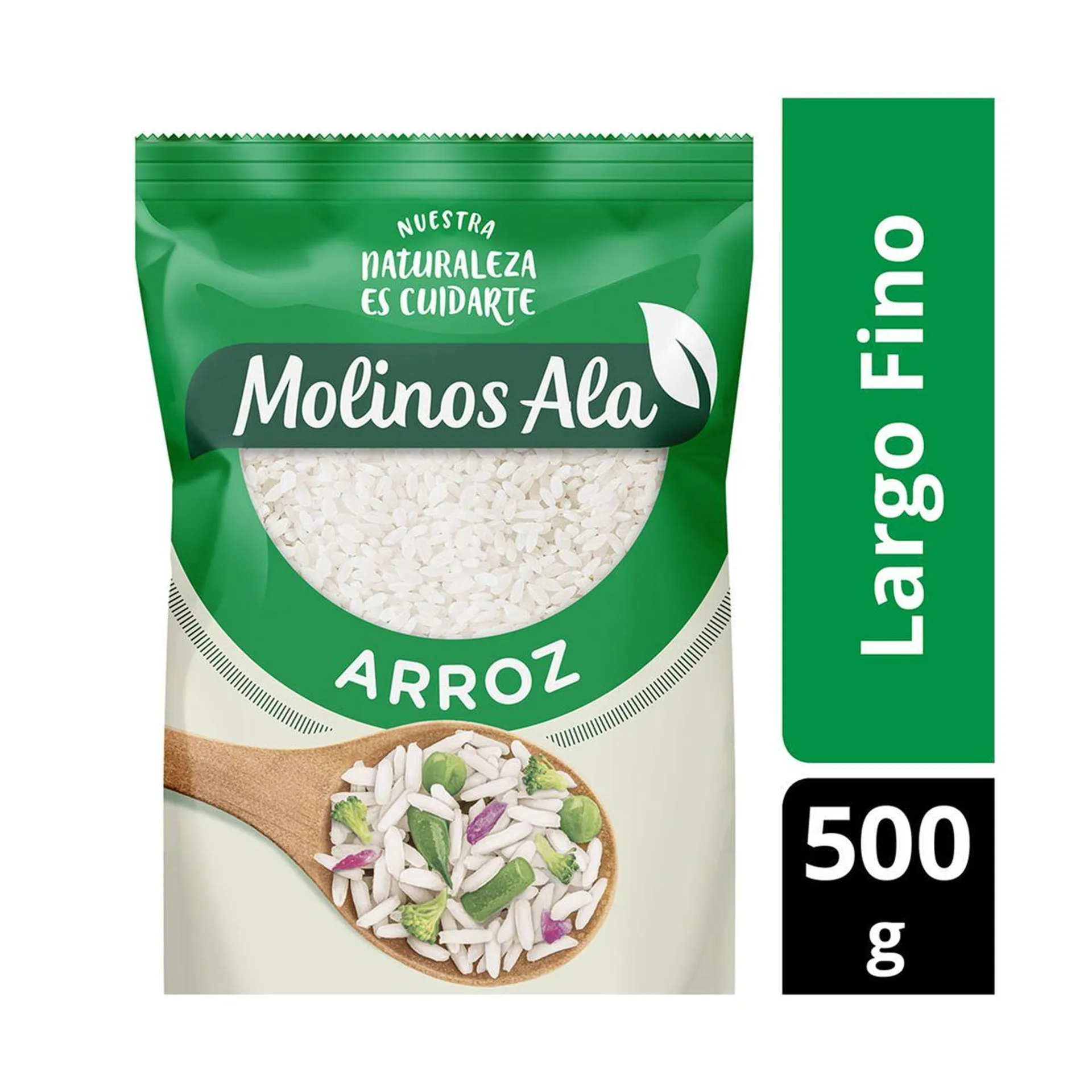 Arroz Molinos Ala largo fino 00000 bolsa 500 g.