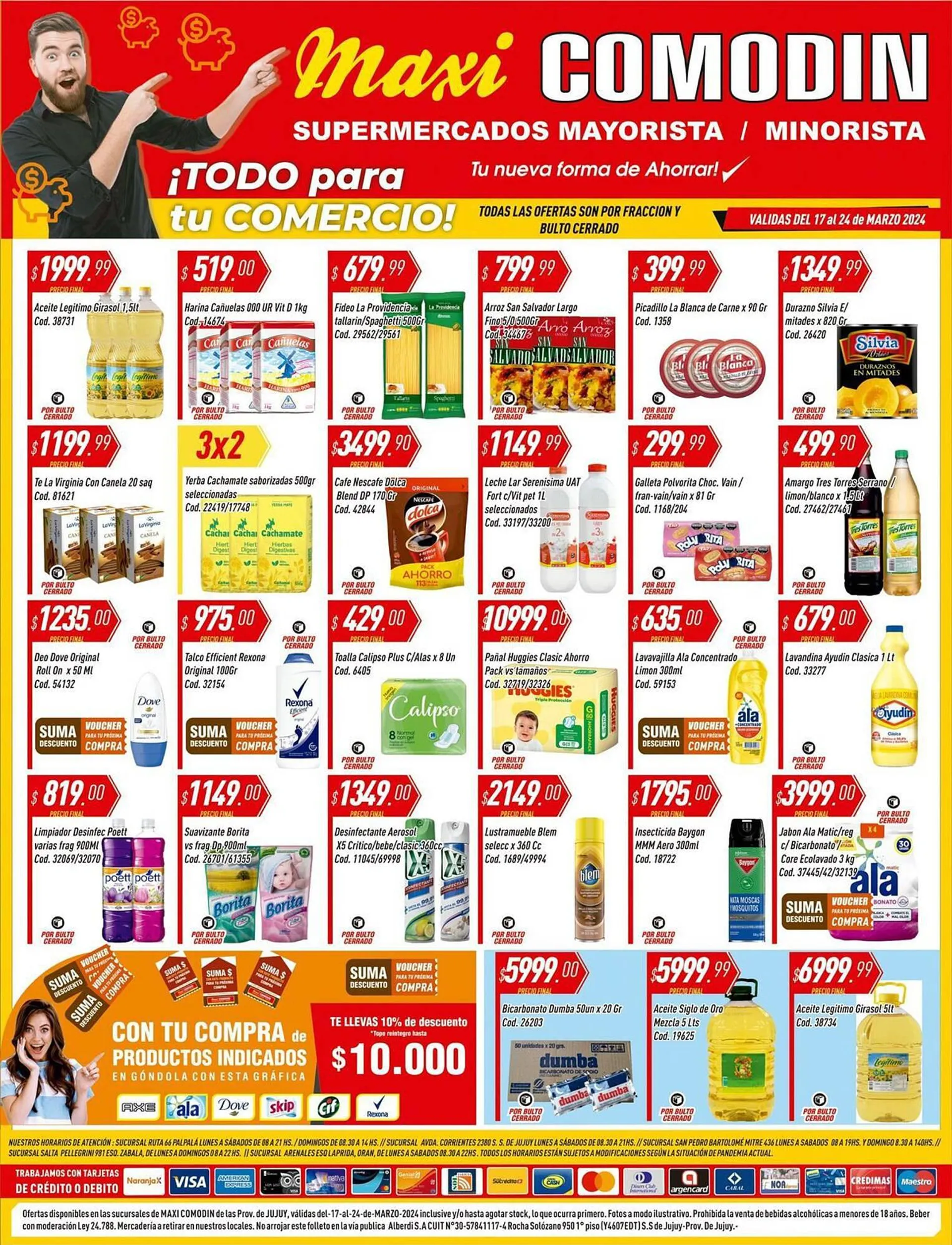 Ofertas de Catálogo Supermercados Comodin 19 de marzo al 24 de marzo 2024 - Página 1 del catálogo