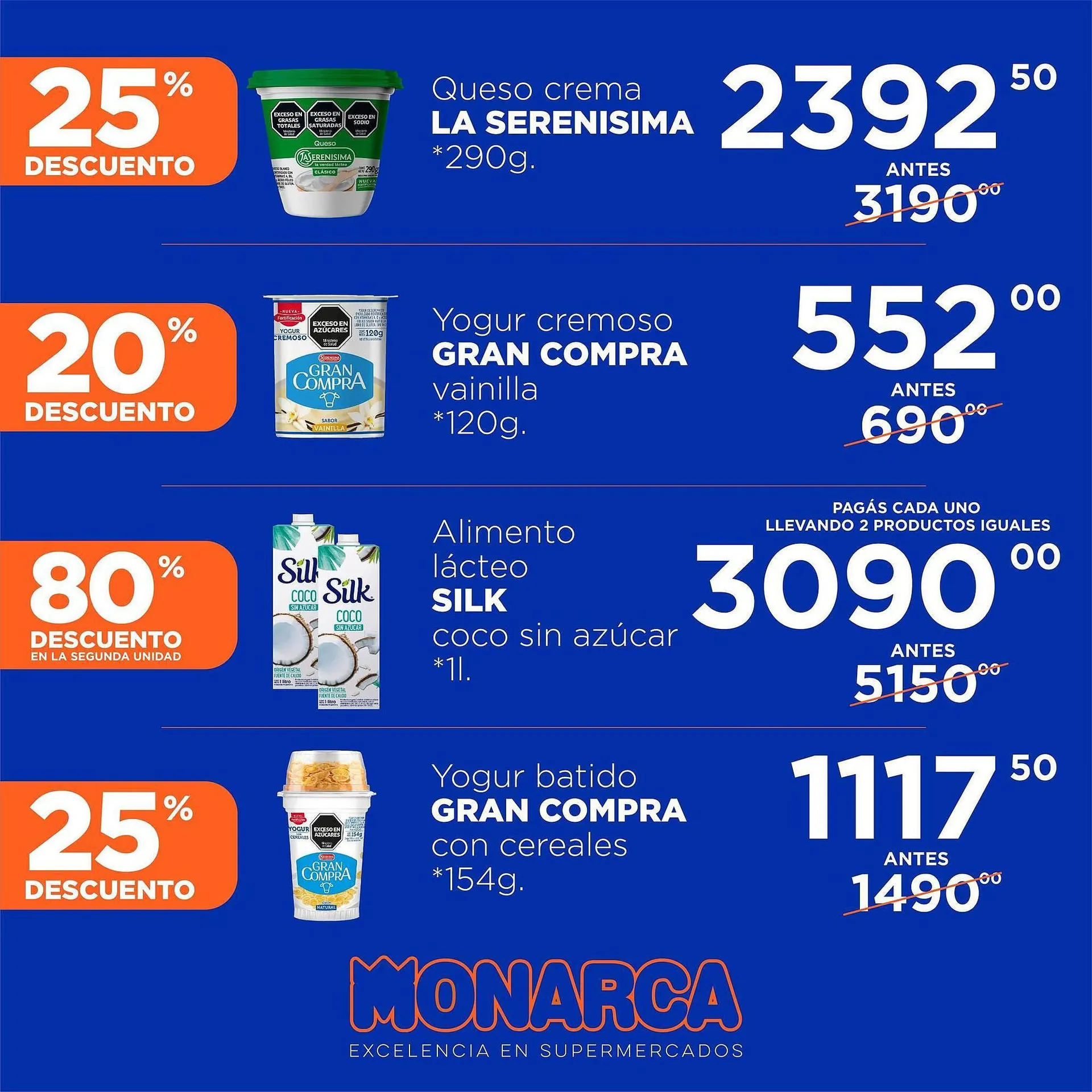 Ofertas de Catálogo Supermercados Monarca 28 de octubre al 30 de octubre 2024 - Página 4 del catálogo