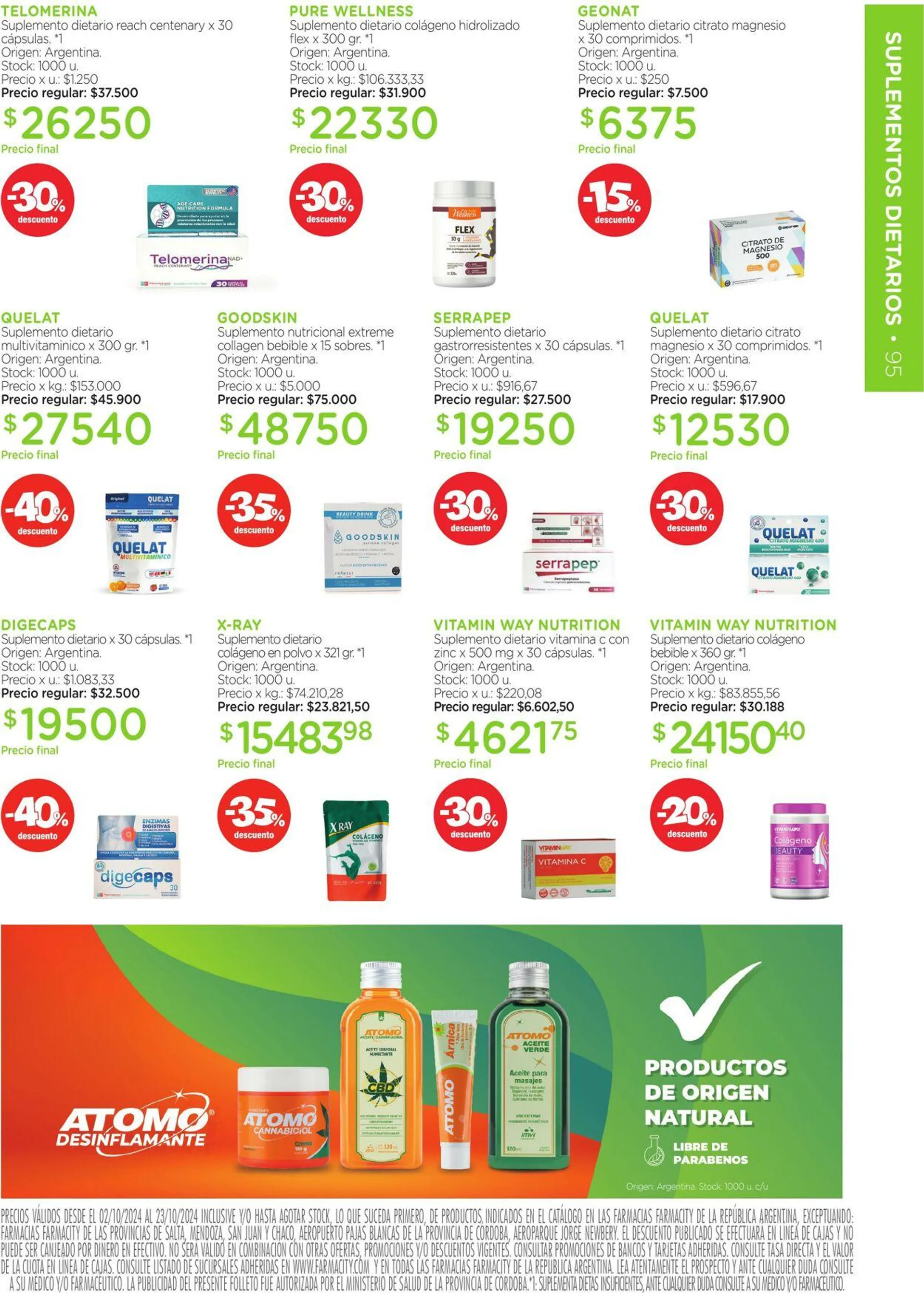 Ofertas de Farmacity 1 de octubre al 31 de octubre 2024 - Página 95 del catálogo