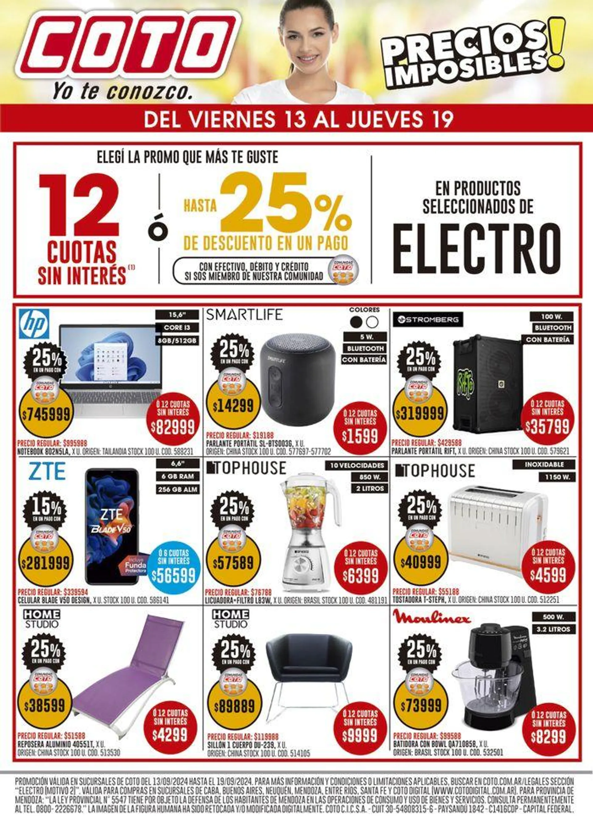 Ofertas de Coto Afiche Electro Motivo 13 de septiembre al 22 de septiembre 2024 - Página 2 del catálogo