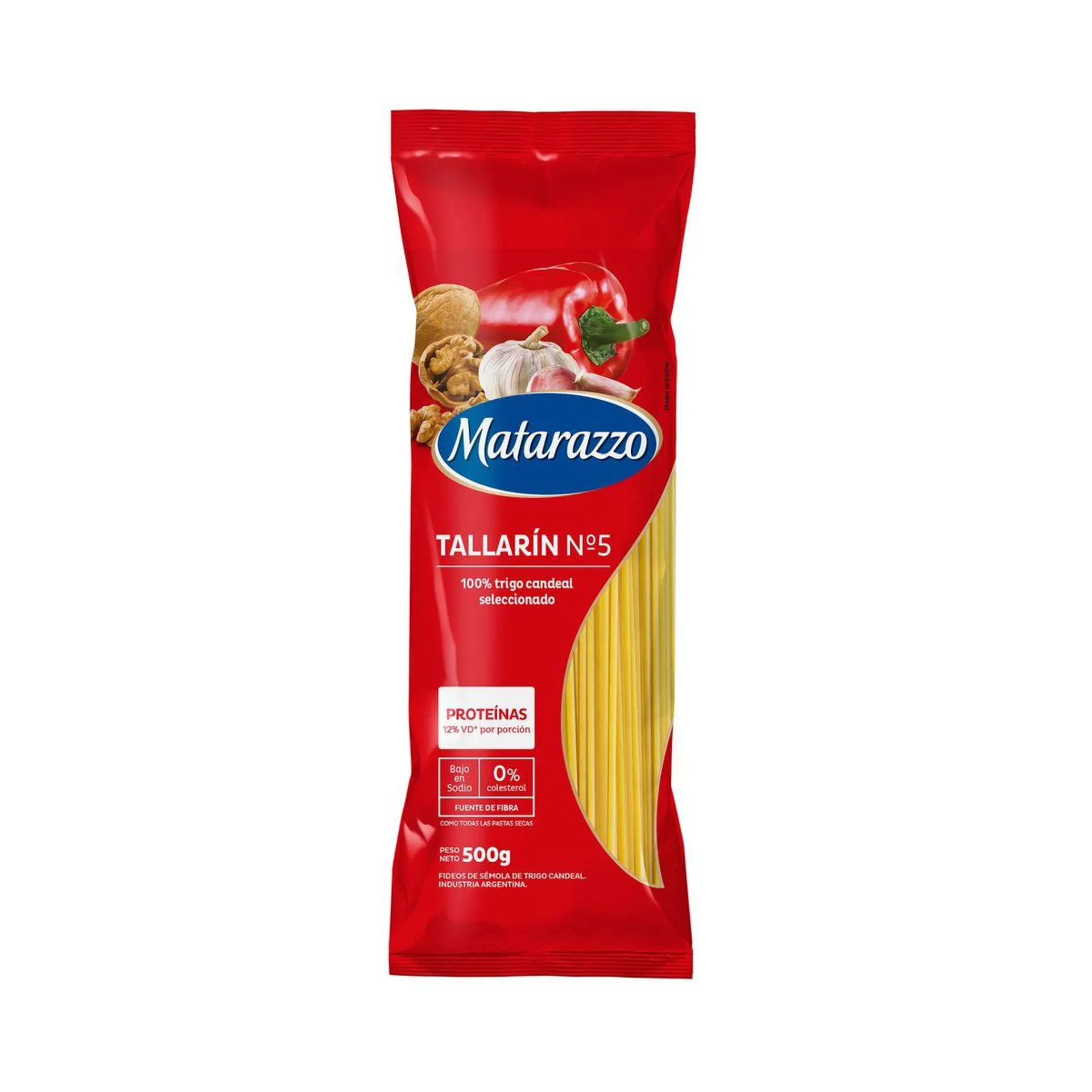 Fideos tallarines N5 Matarazzo 500 g.