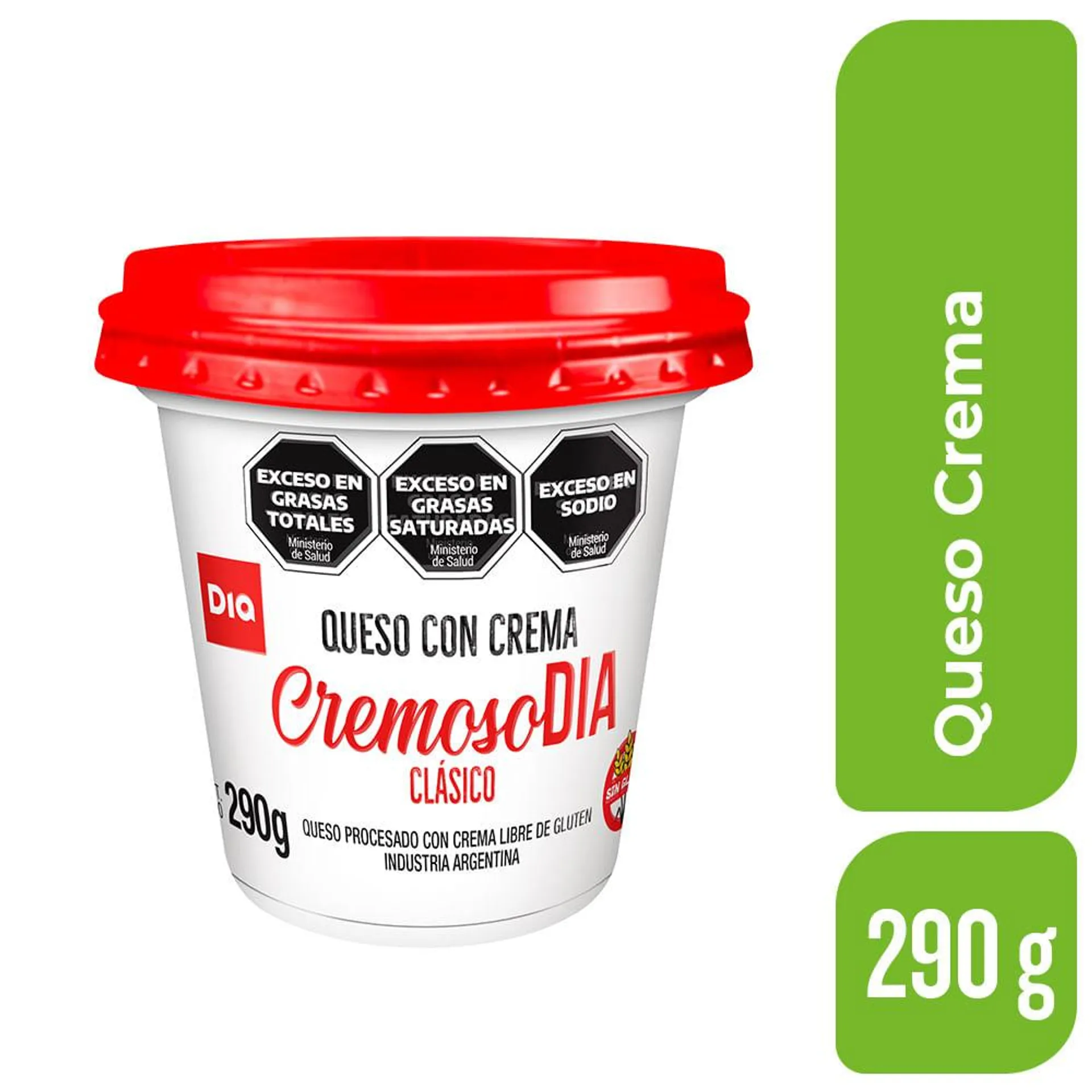 Queso Cremoso Clásico Dia 290 Gr.