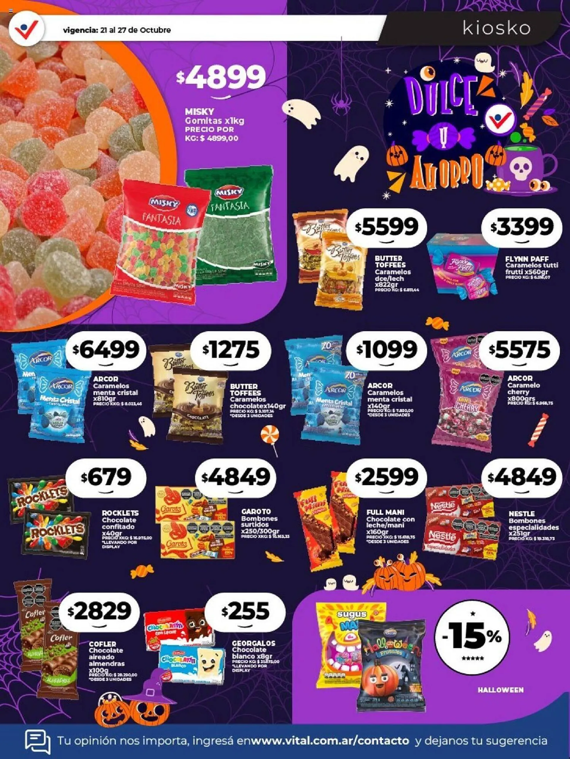 Ofertas de Catálogo Supermayorista Vital 21 de octubre al 27 de octubre 2024 - Página 19 del catálogo