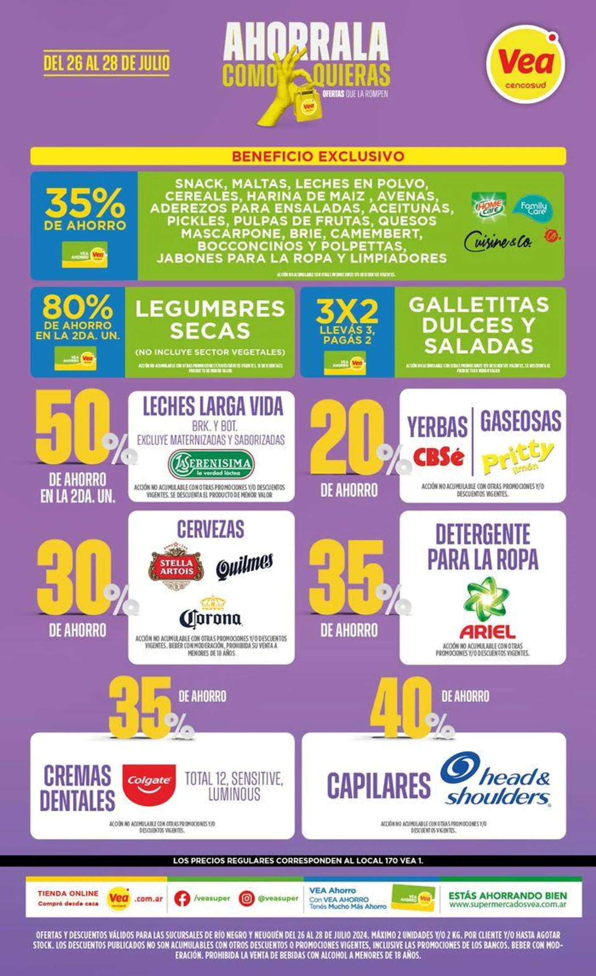 Ofertas FDS Supermercados Vea Patagonia - 1