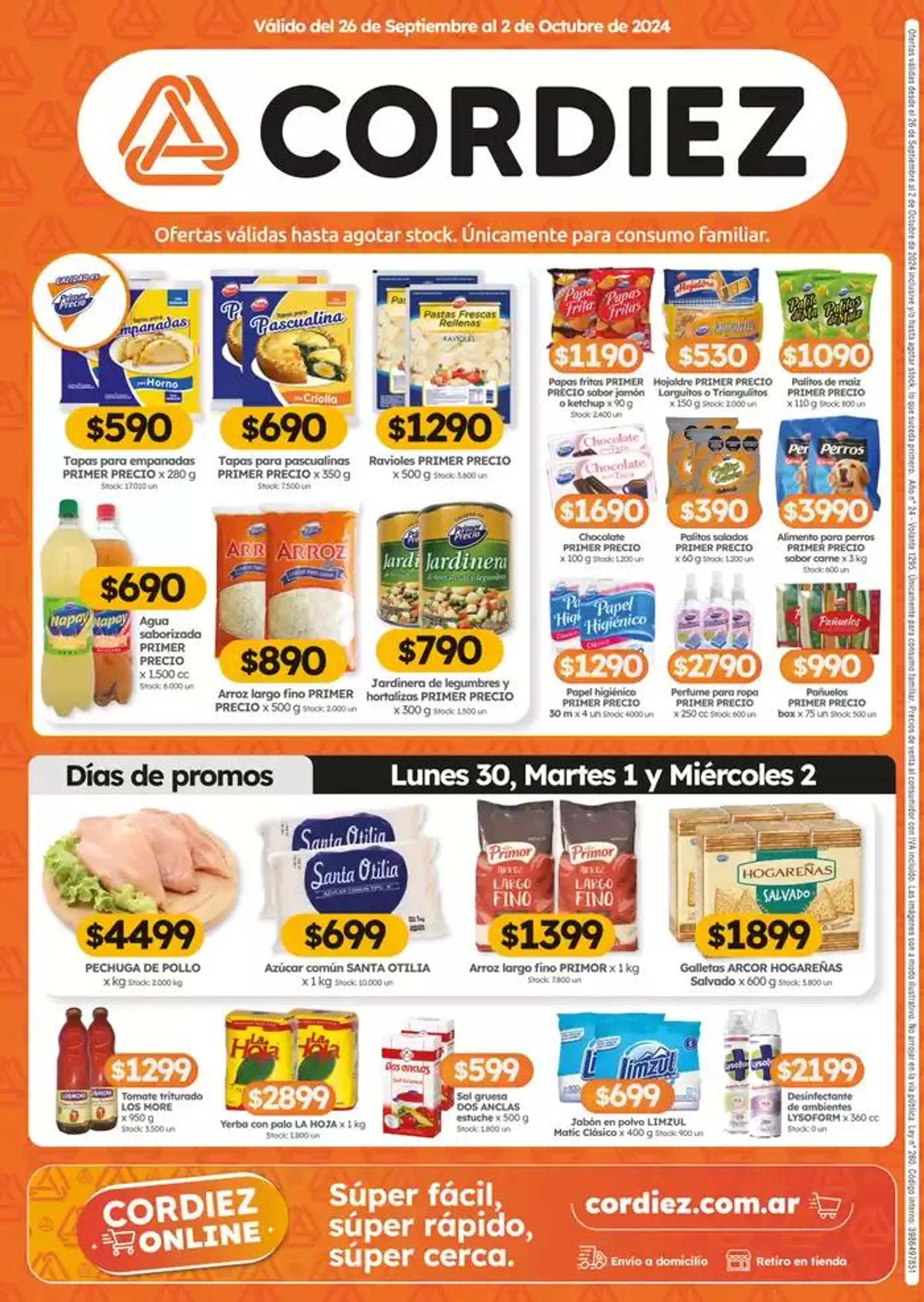 Ofertas de Ofertas Cordiez 26 de septiembre al 2 de octubre 2024 - Página 8 del catálogo