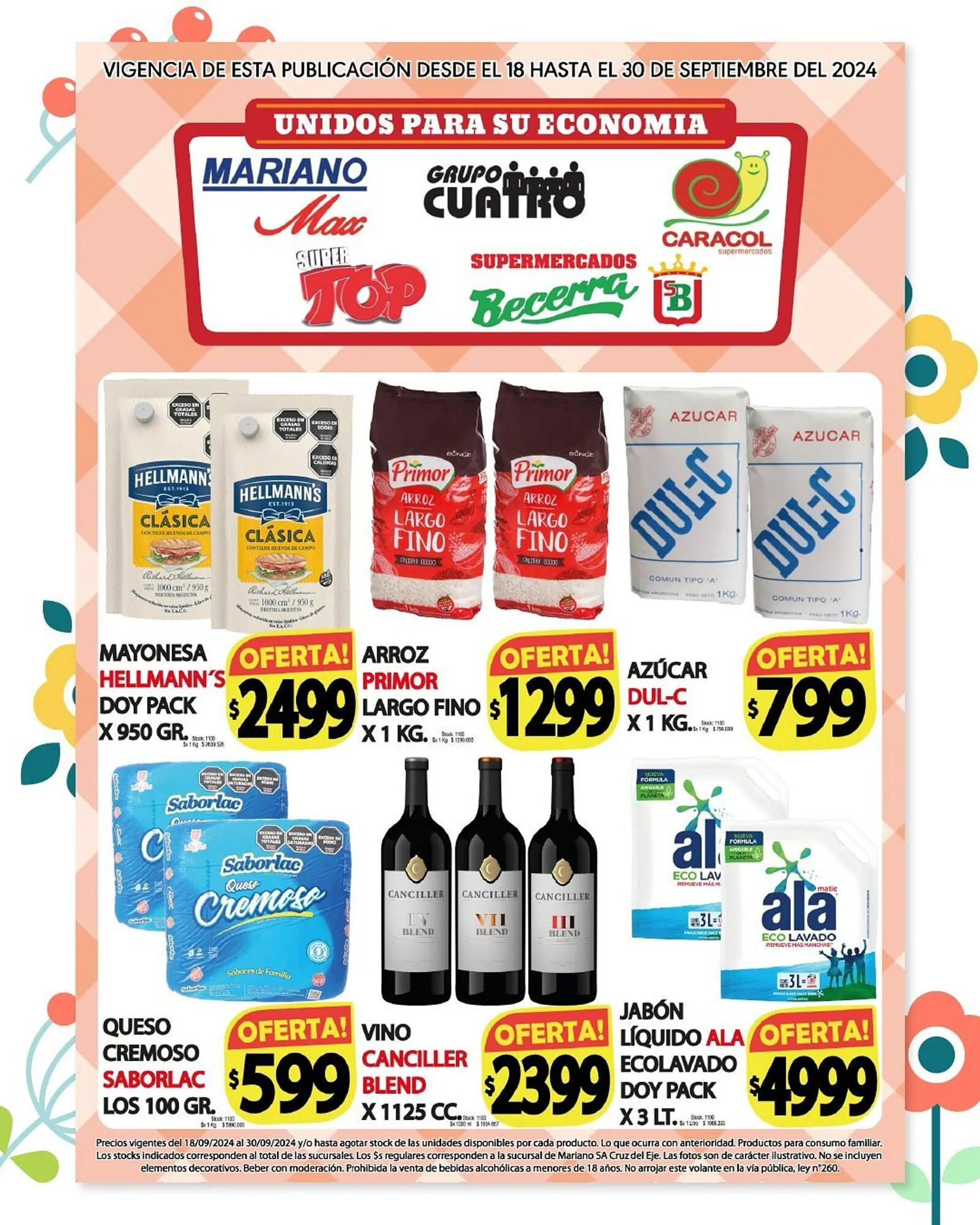 Ofertas de Catálogo Supermercados Caracol 17 de septiembre al 30 de septiembre 2024 - Página 2 del catálogo