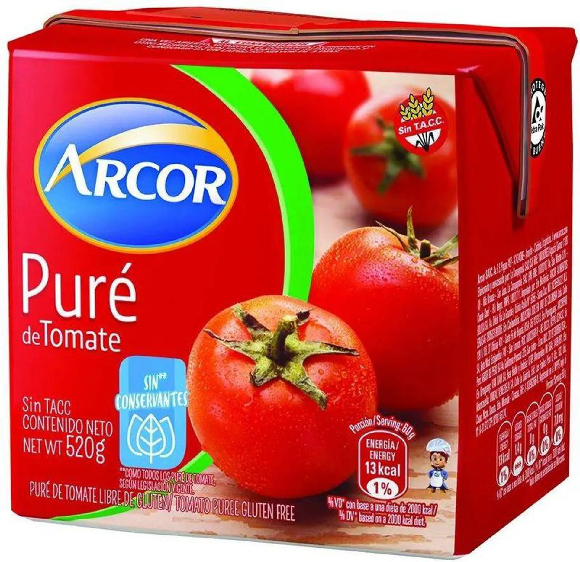Puré de Tomate Arcor 530g
