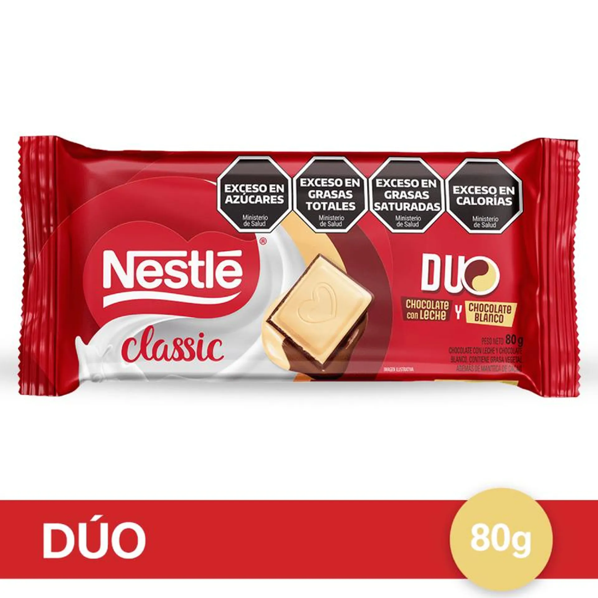 Nestlé Classic Duo Chocolate X 80 Gr.