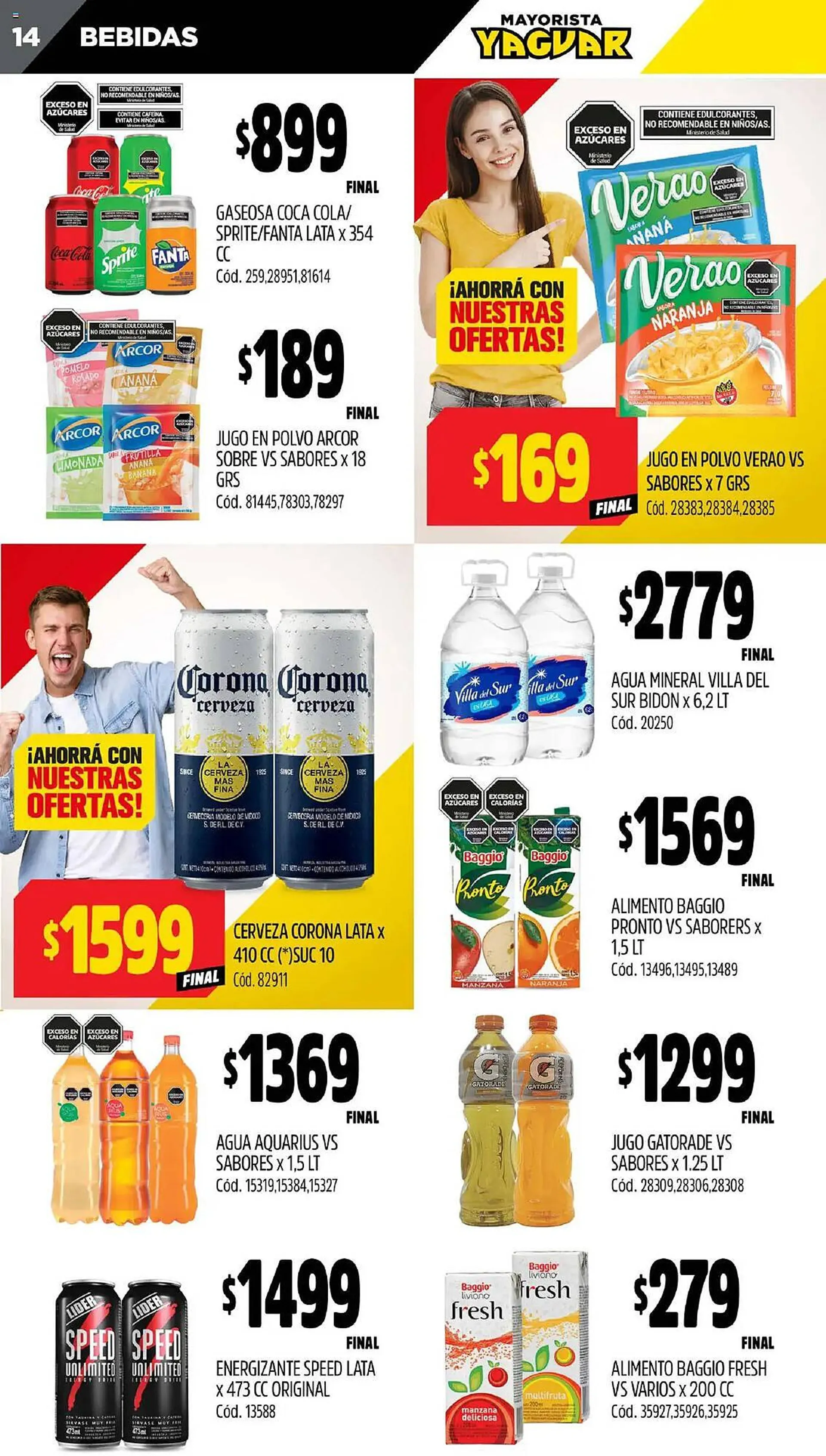 Ofertas de Catálogo Supermercados Yaguar 25 de noviembre al 1 de diciembre 2024 - Página 45 del catálogo