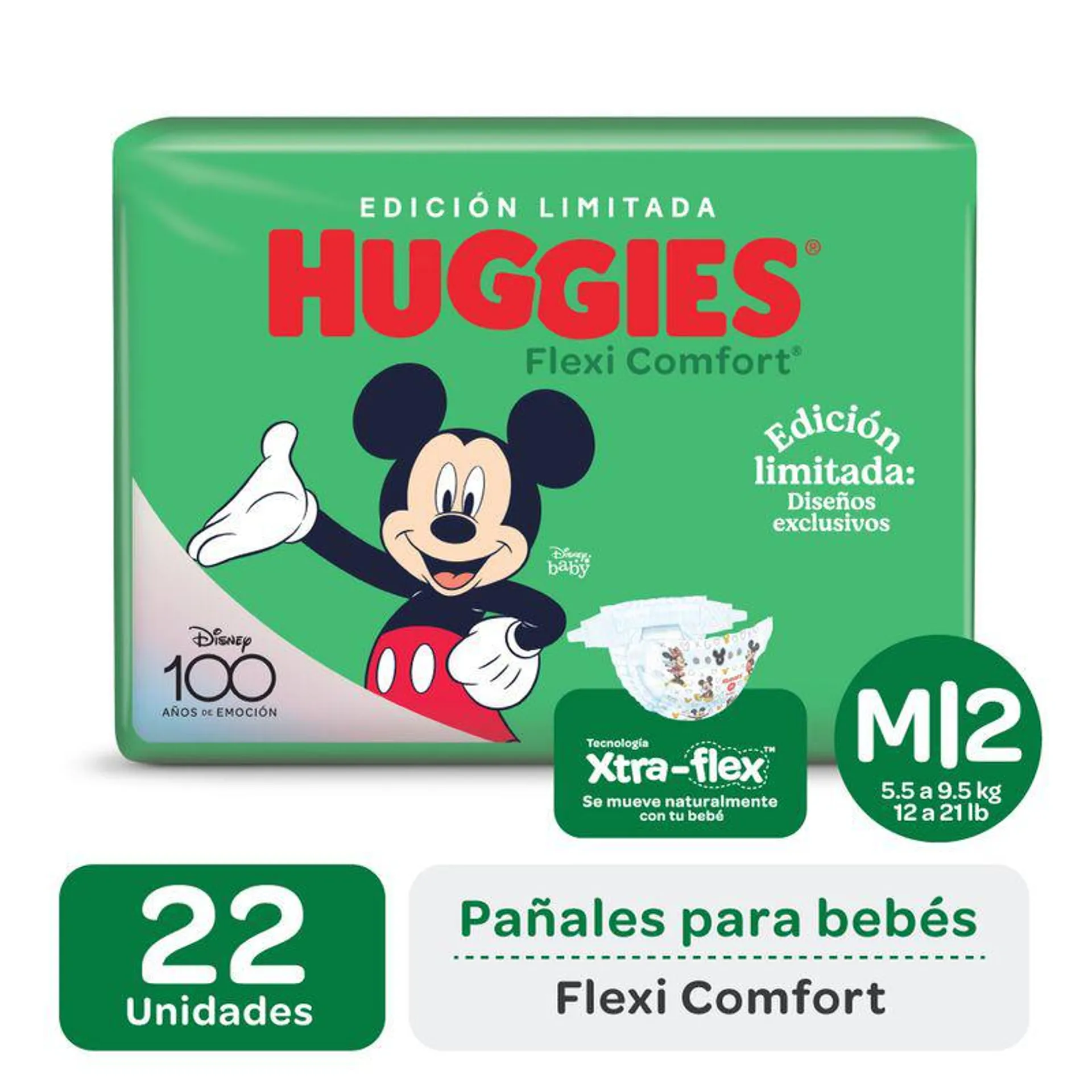 Pañales Flexi Comfort Huggies M1 22 Ud.