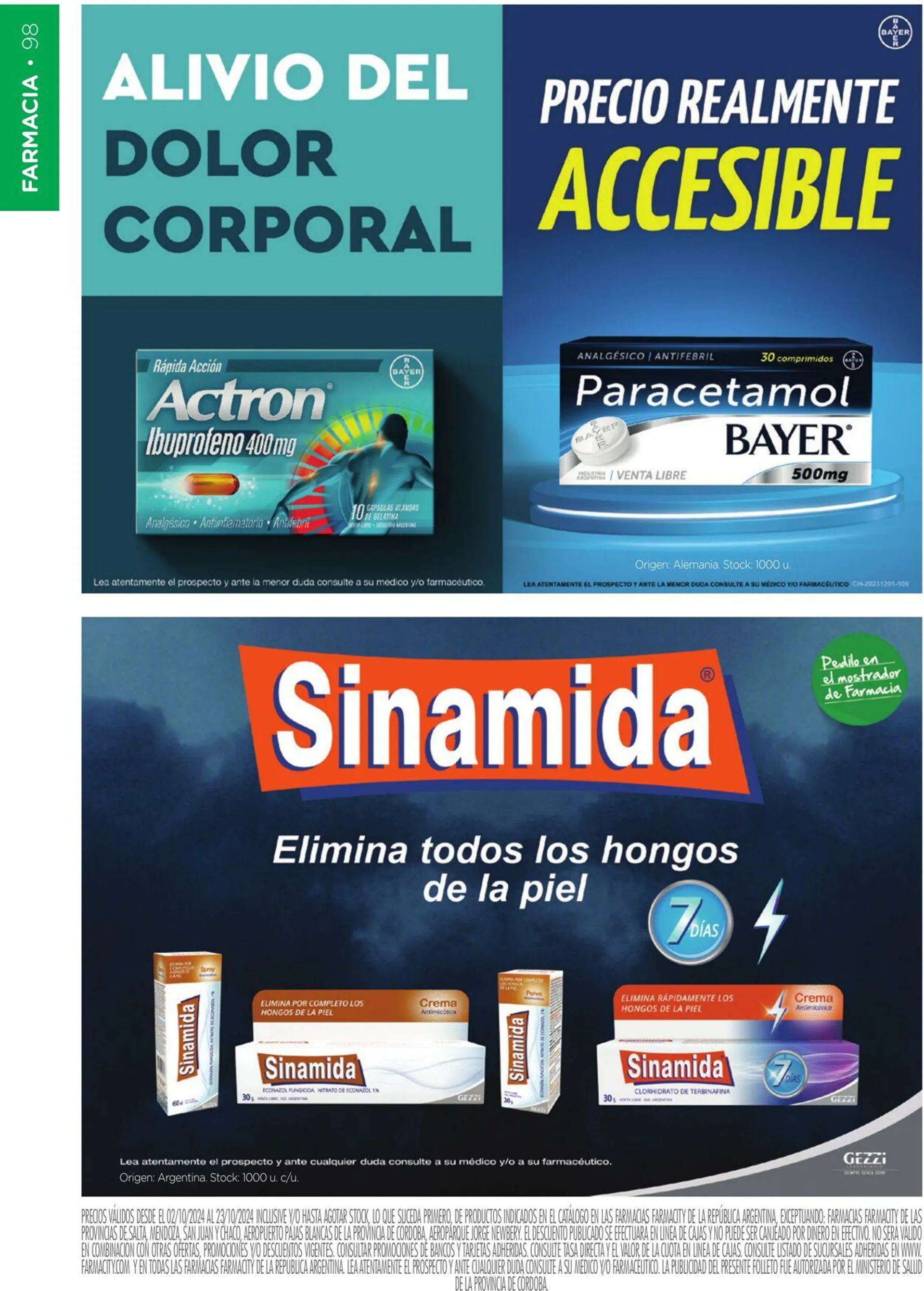 Ofertas de Farmacity 1 de octubre al 31 de octubre 2024 - Página 98 del catálogo