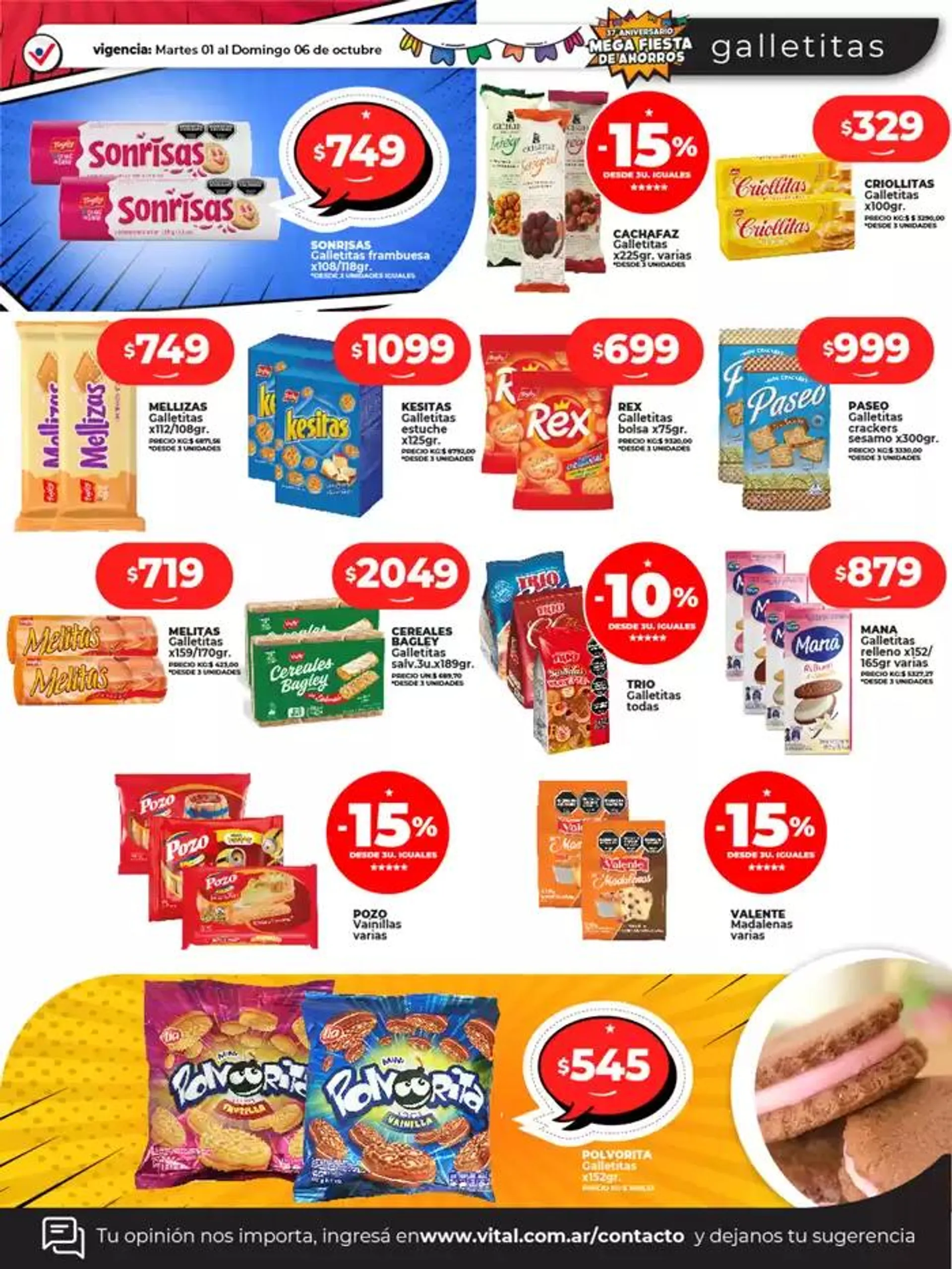 Ofertas de ¡Empezá la semana a puro AHORRO!! 1 de octubre al 6 de octubre 2024 - Página 18 del catálogo