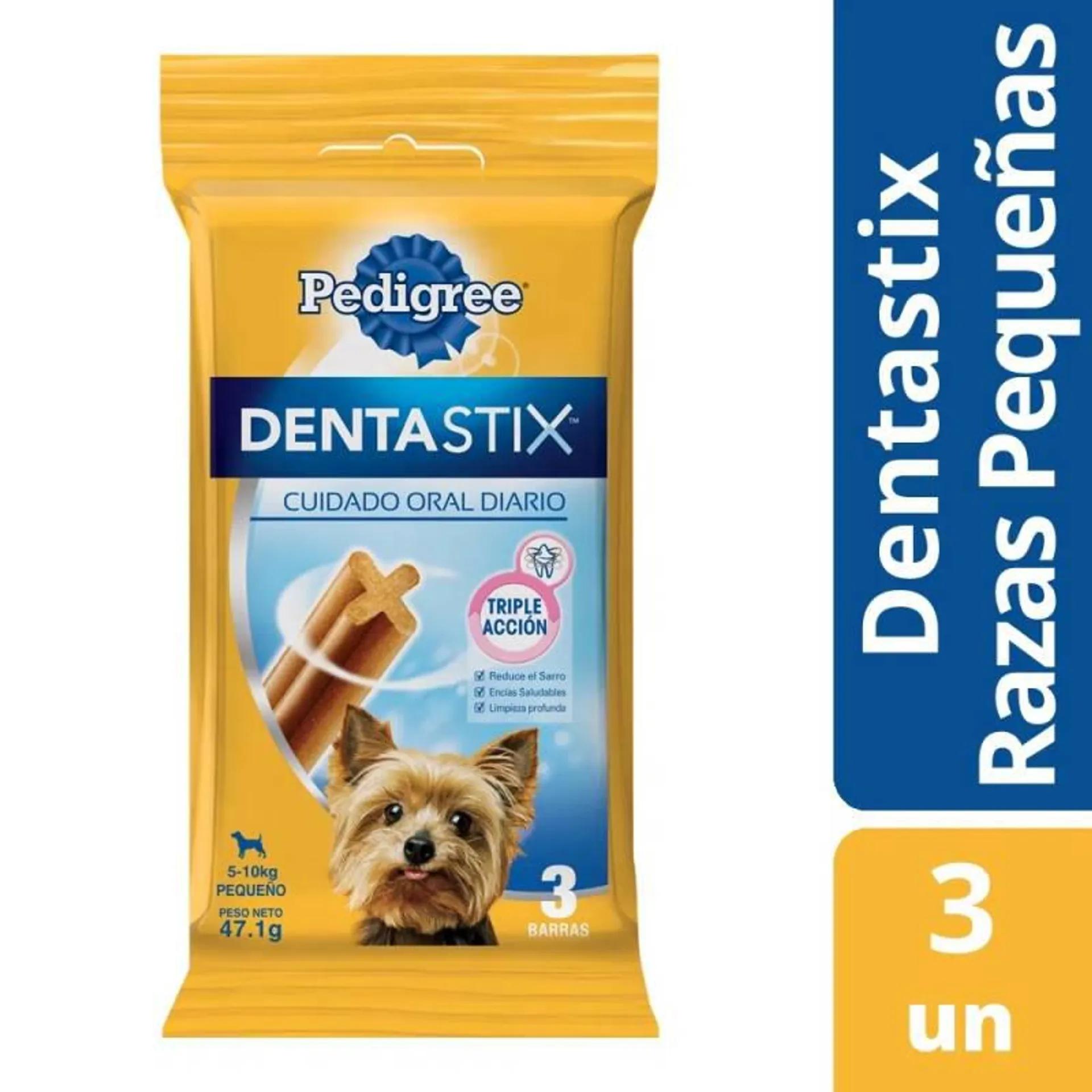 Palito Saludable Dentastix Raza Pequeña Pedigree x 3 Un.