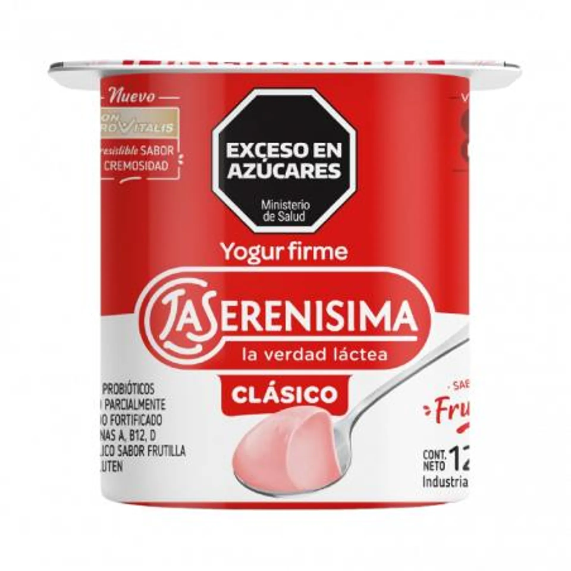 YOGUR LA SERENISIMA FIRME ENT FRUT 120 GRS