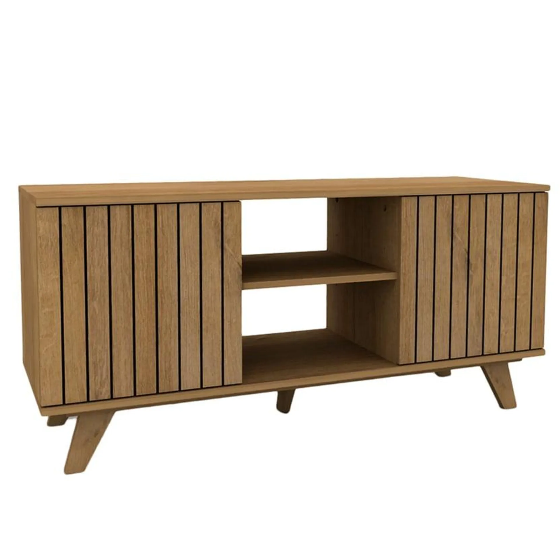 Rack de TV Wall 52" 54.5 x 120 x 40 cm roble miel