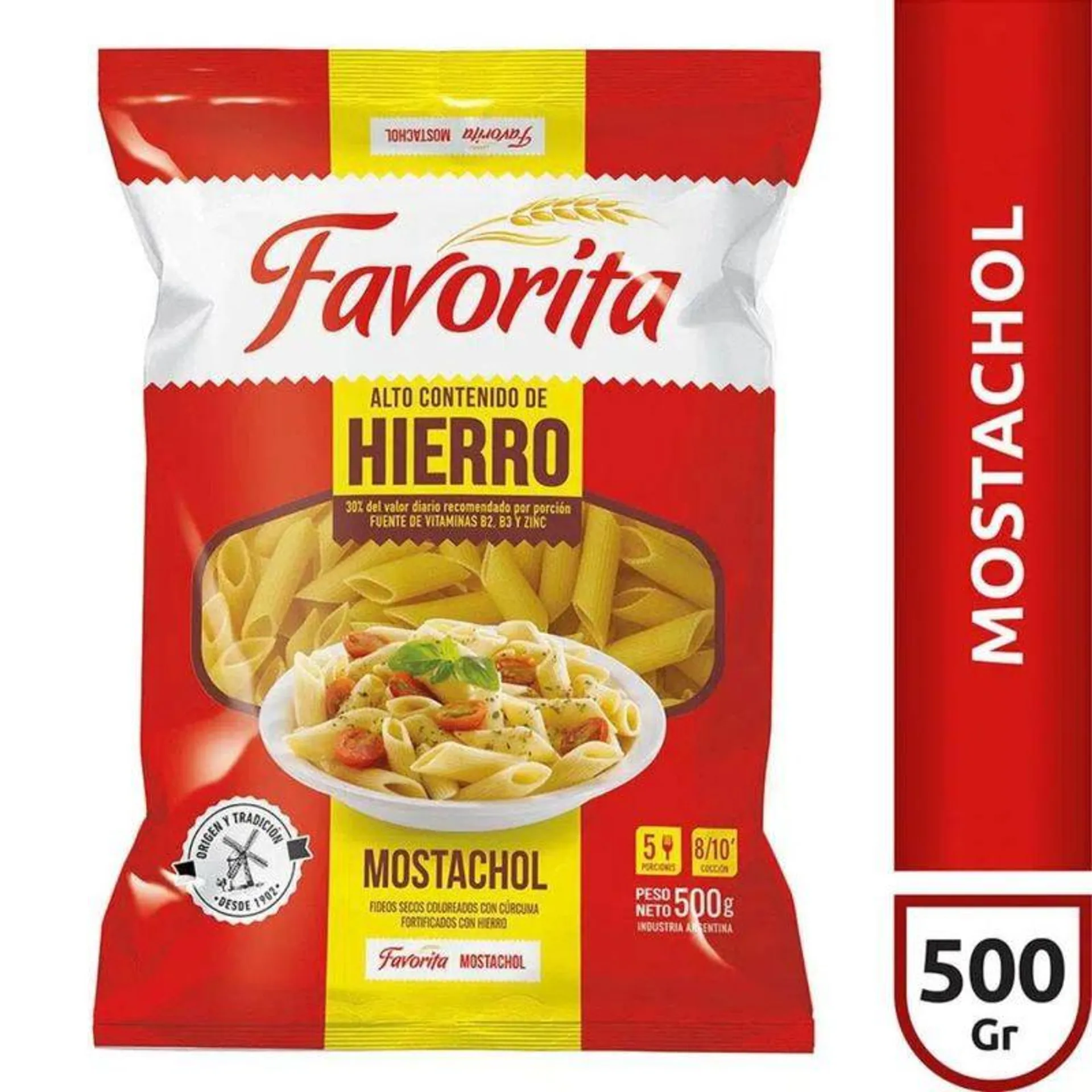 Mostacholes con Hierro Favorita 500 Grs.