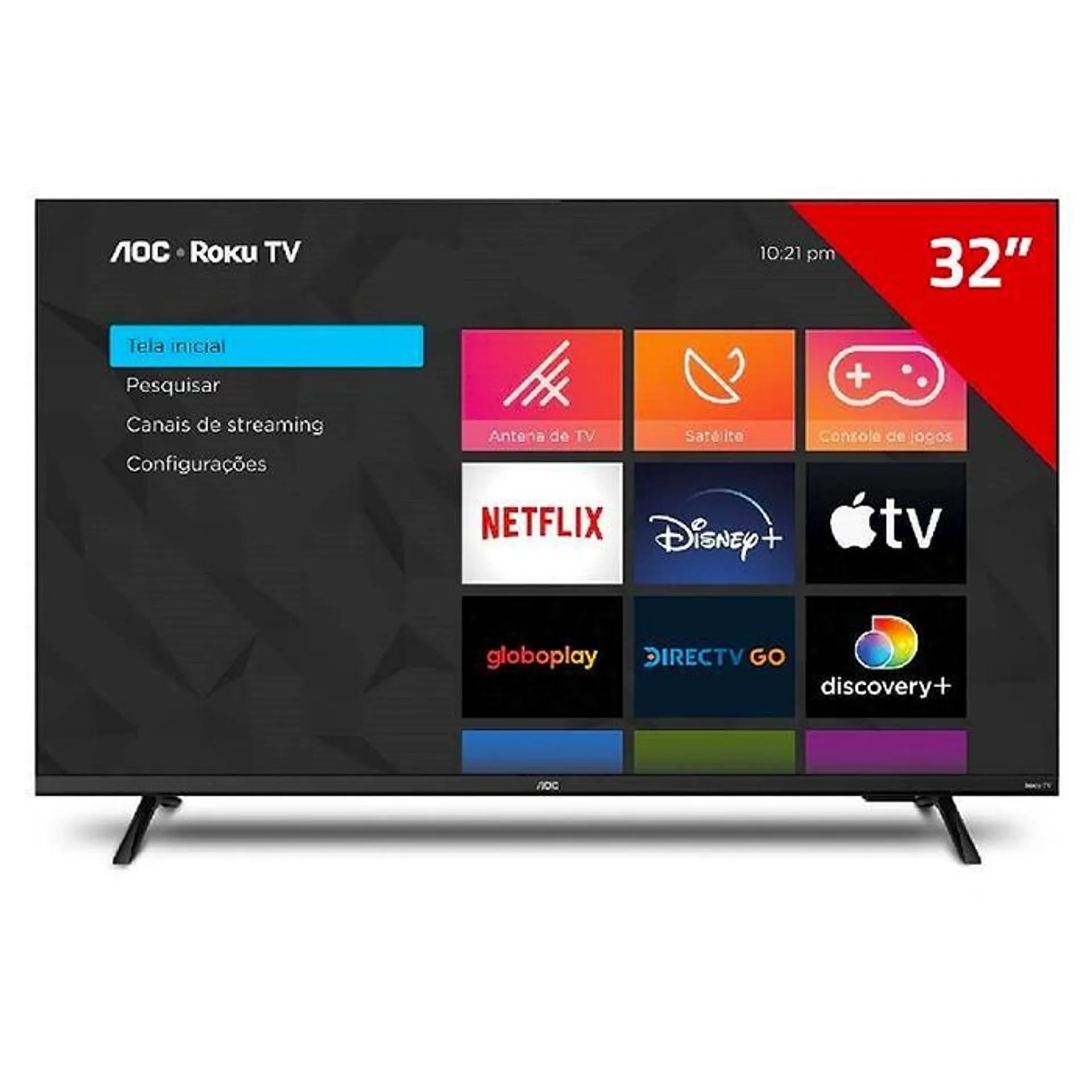 Smart Tv AOC 32" 32S5135 HD Roku