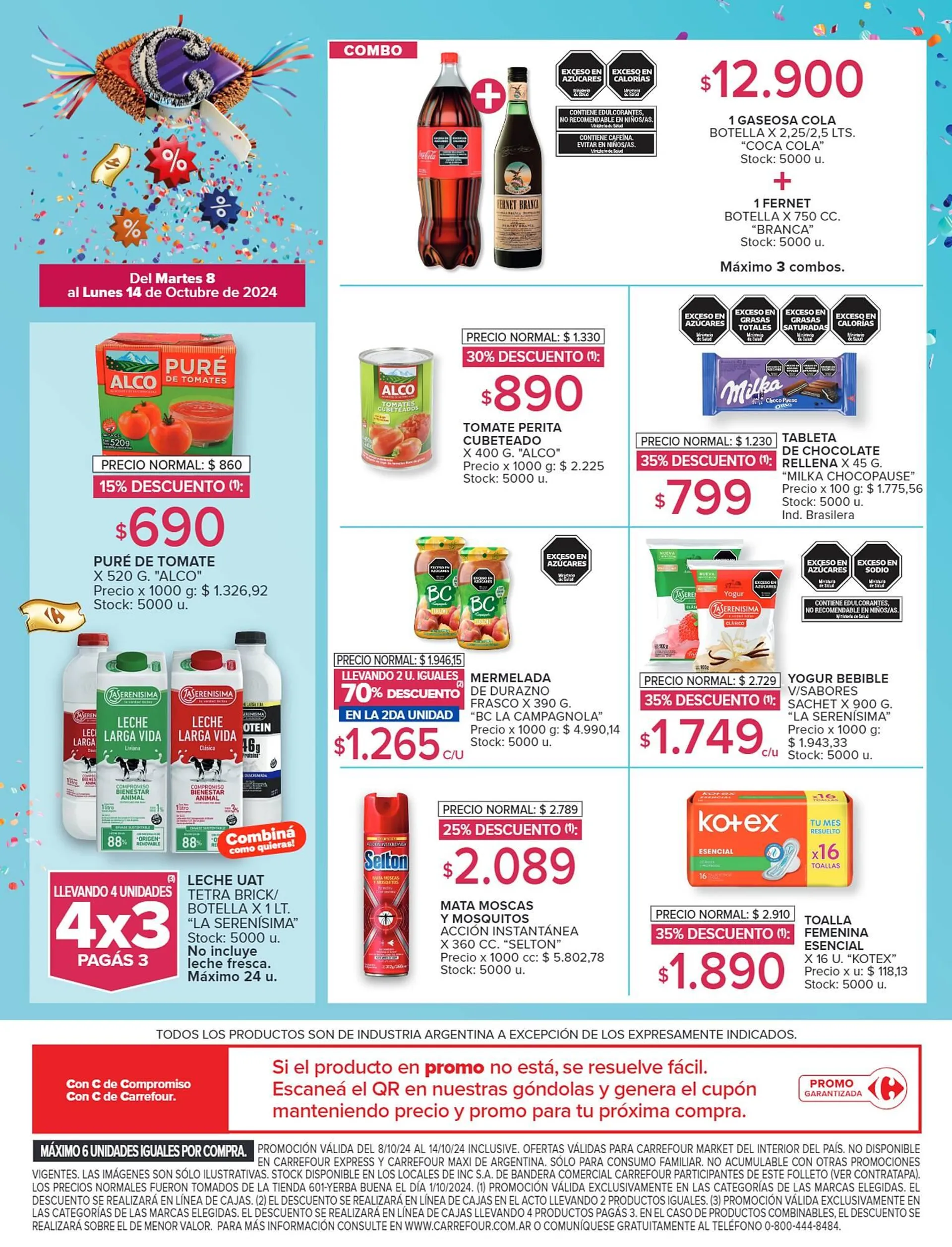 Ofertas de Catálogo Carrefour Market 8 de octubre al 14 de octubre 2024 - Página 6 del catálogo