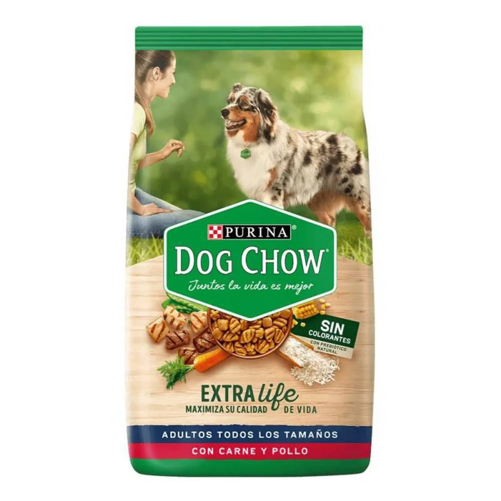 Alimento para perro Adulto Mediano & Grande Carne y Pollo Dog Chow x 8 kg.