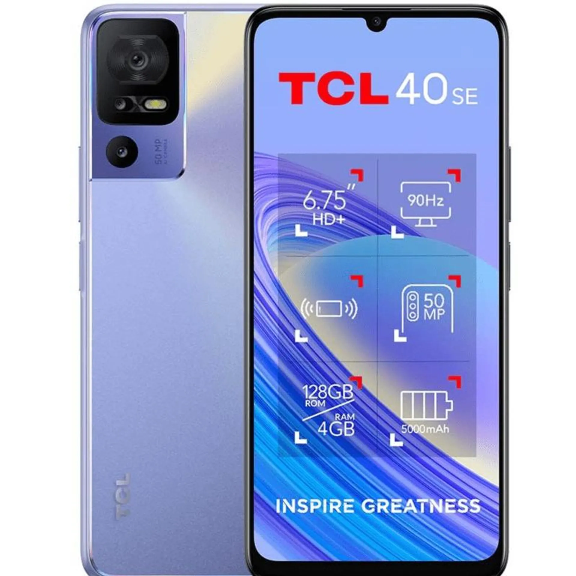 TCL 40SE 6.8'' TWILGHT PURPLE 4GB-128GB