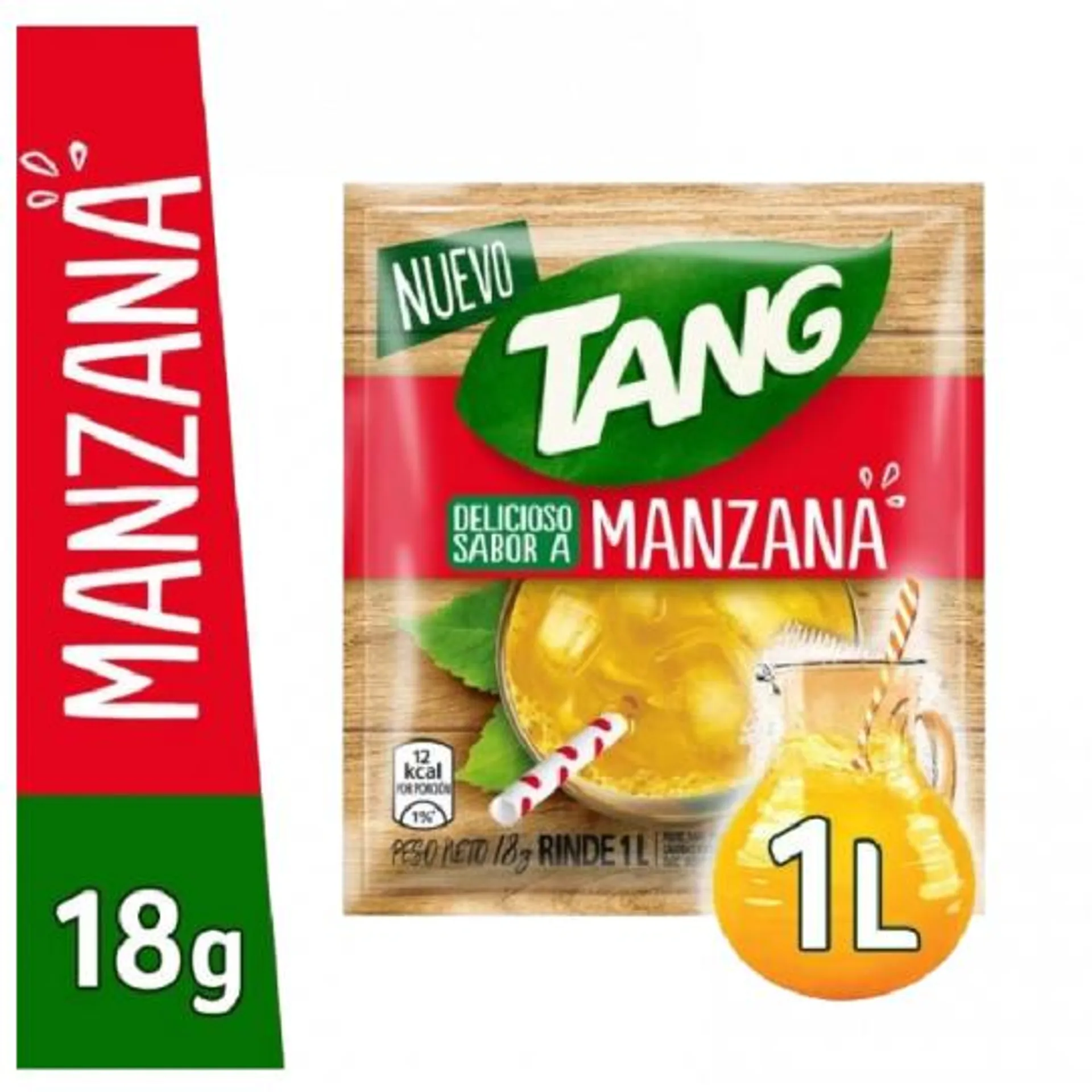 JUGO EN POLVO TANG MANZANA 17 GRS