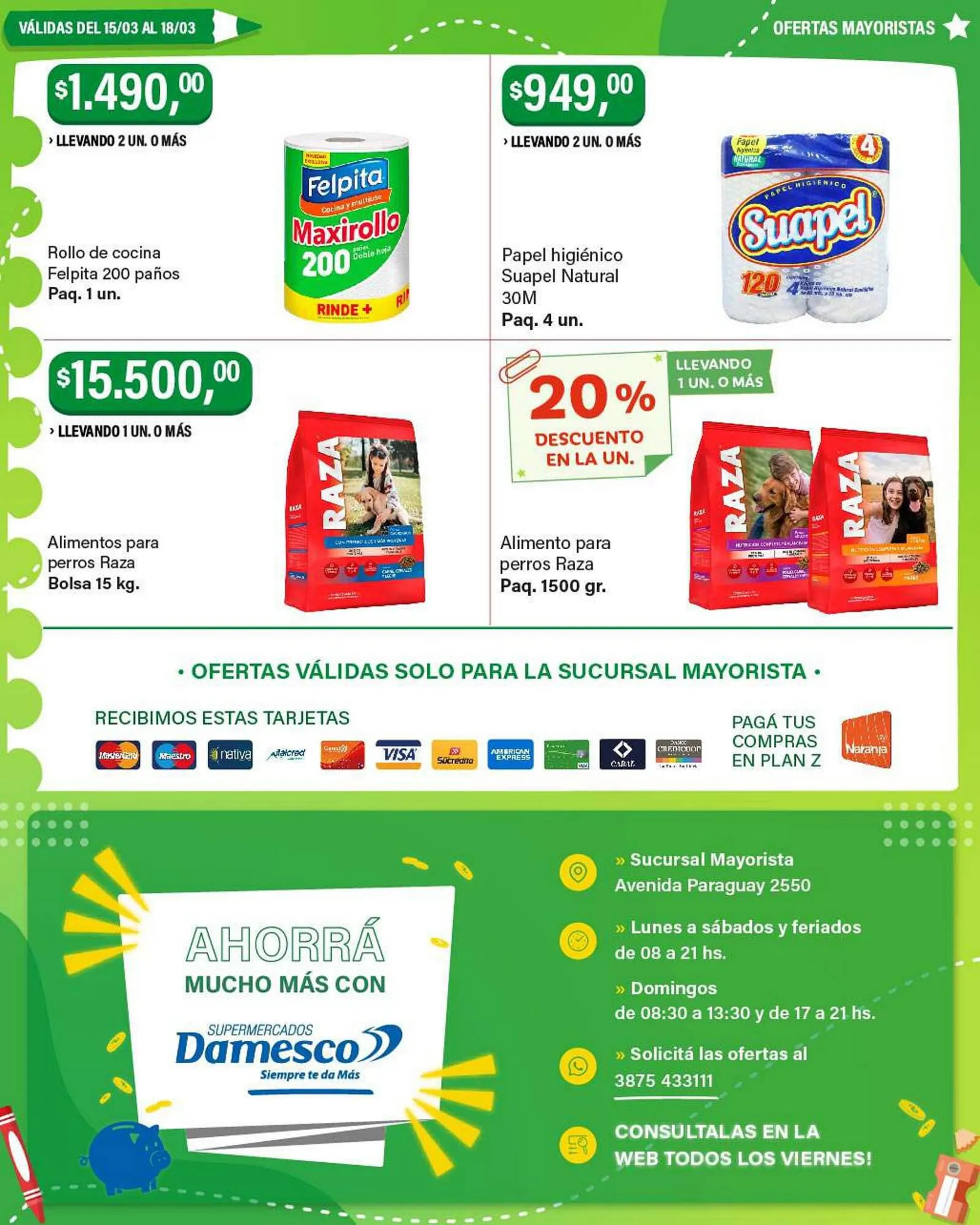 Ofertas de Catálogo Supermercados Damesco 15 de marzo al 18 de marzo 2024 - Página 12 del catálogo