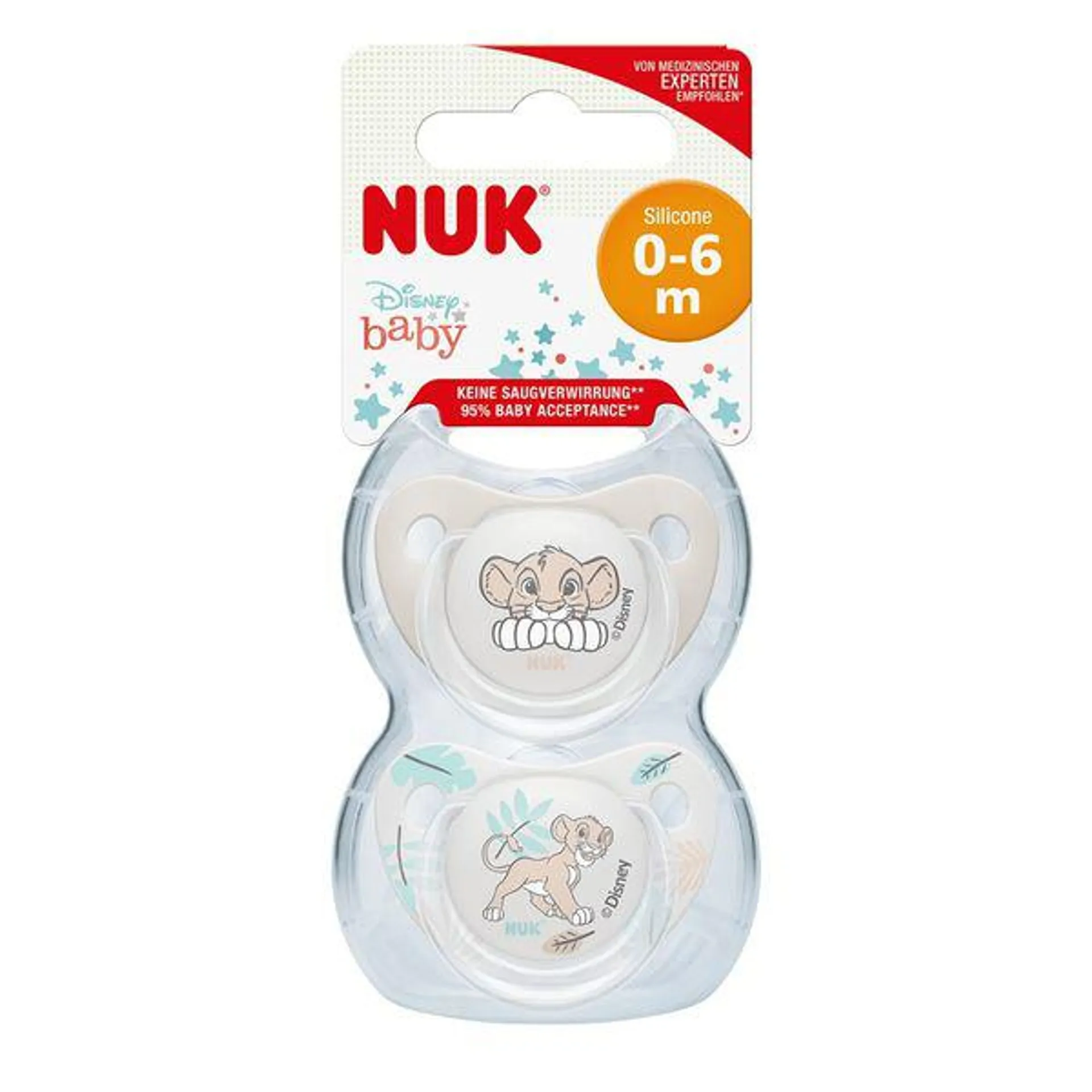 Chupete Nuk Space Disney El Rey León 0-6m