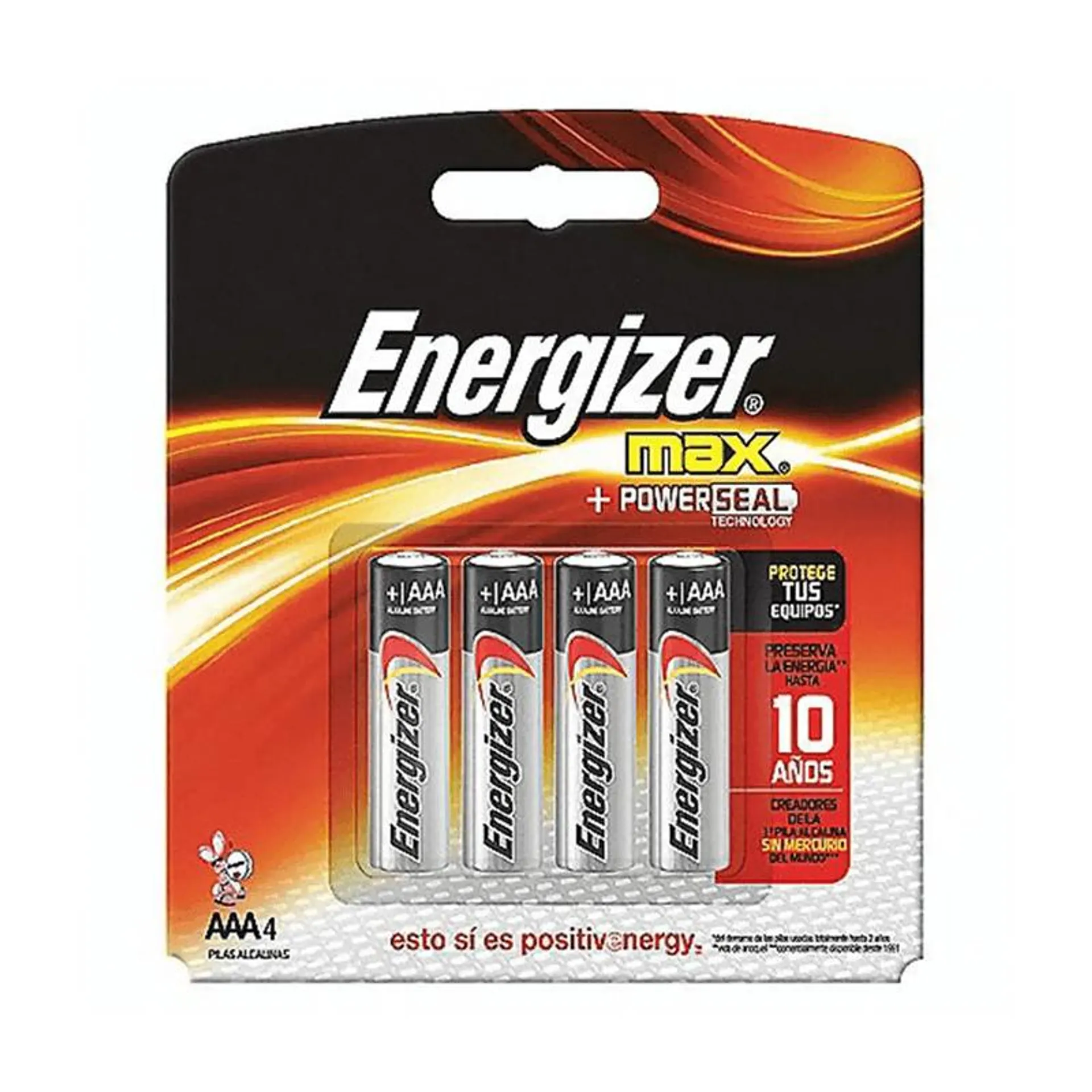 Pilas alcalinas Energizer AAA X 4 COD 36350