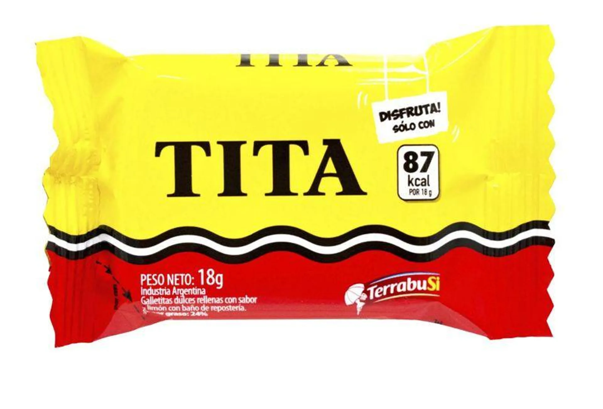 Oblea Tita Bañada con Chocolate 18g