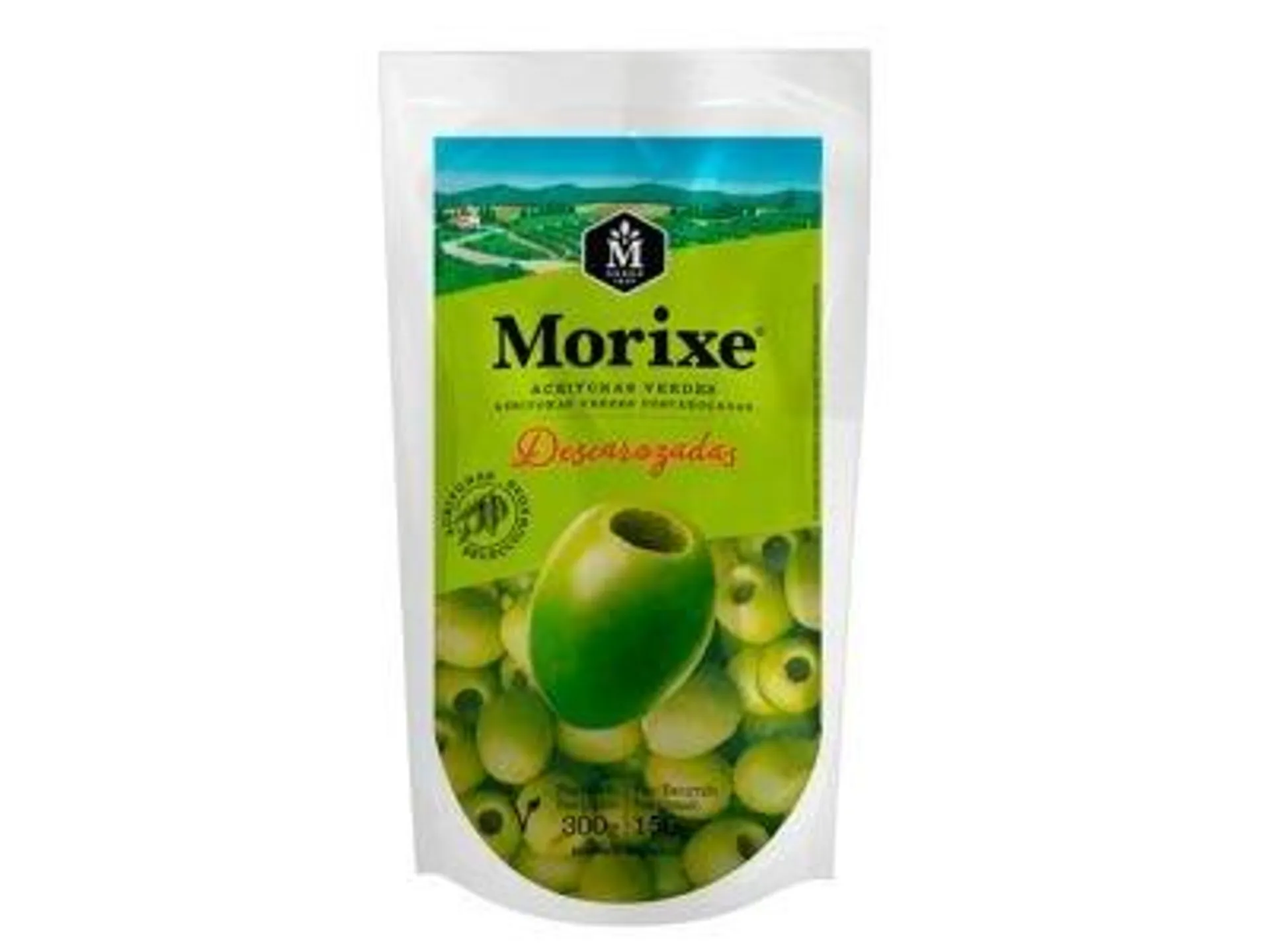 ACEITUINAS MORIXE VERDES DESCAROZADAS DOYPACK 300 gr