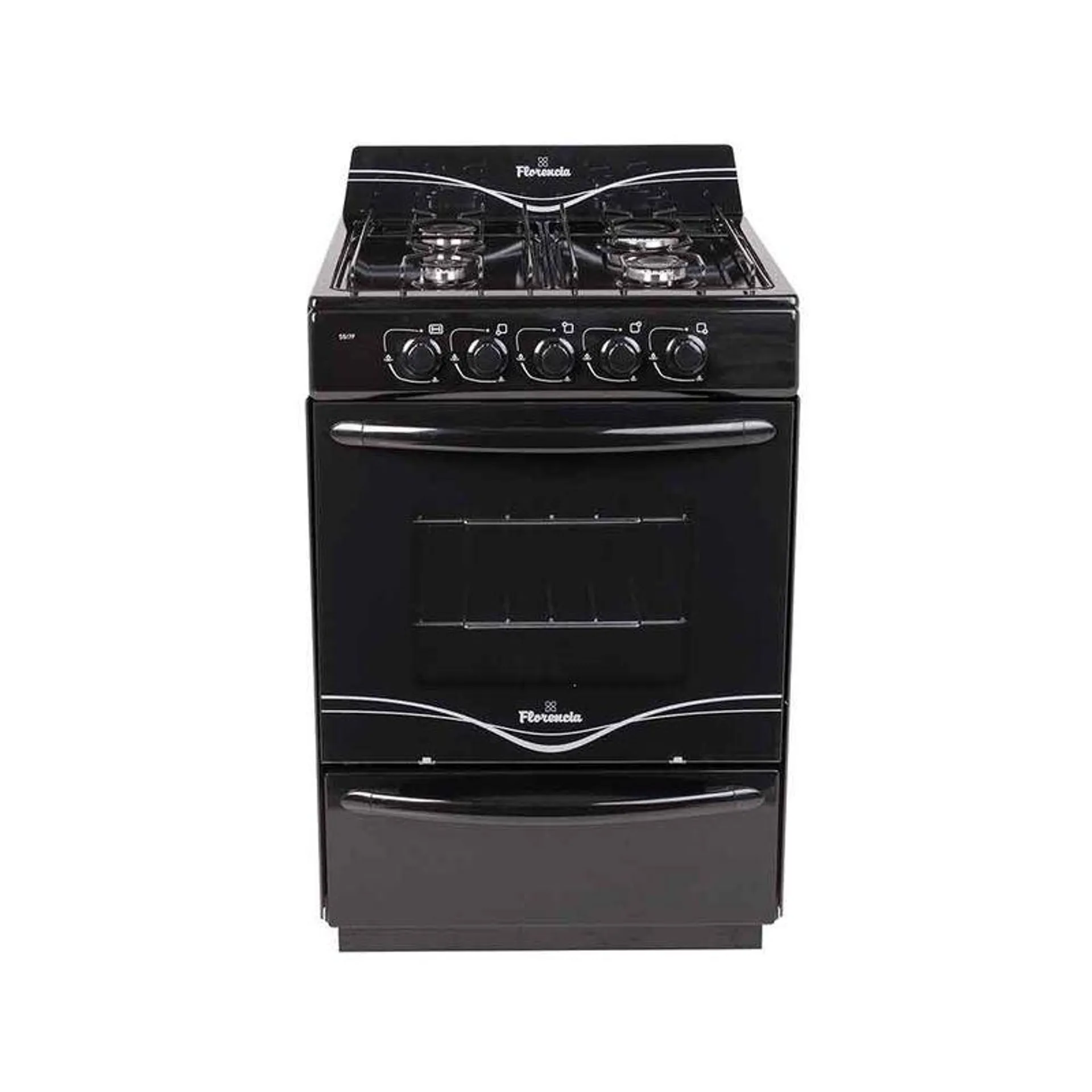 Cocina 5517F Multigas 56 Cm Negra