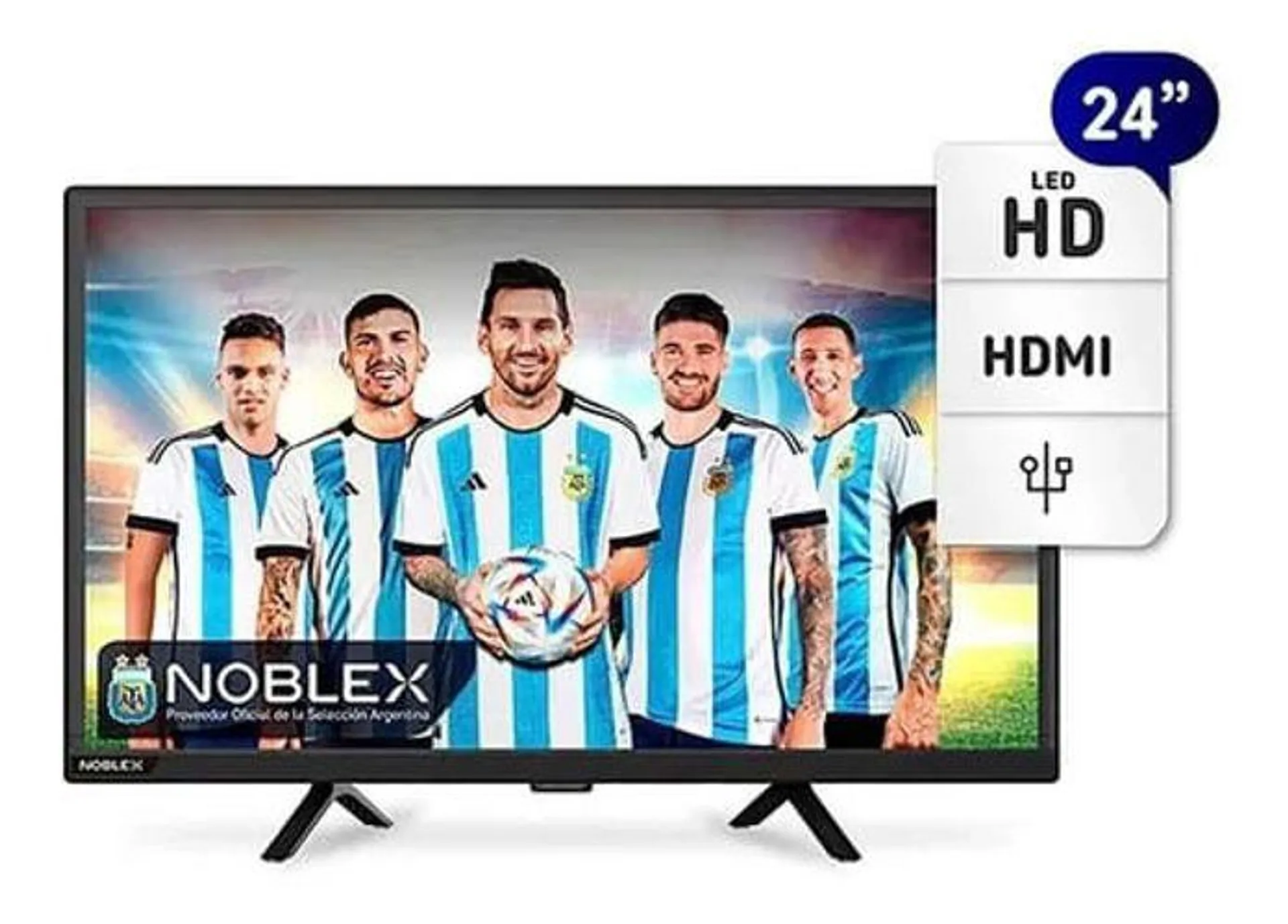 Smart Tv Noblex 24 Pulgadas Hd Db24x4000 Pantalla Led 60hz