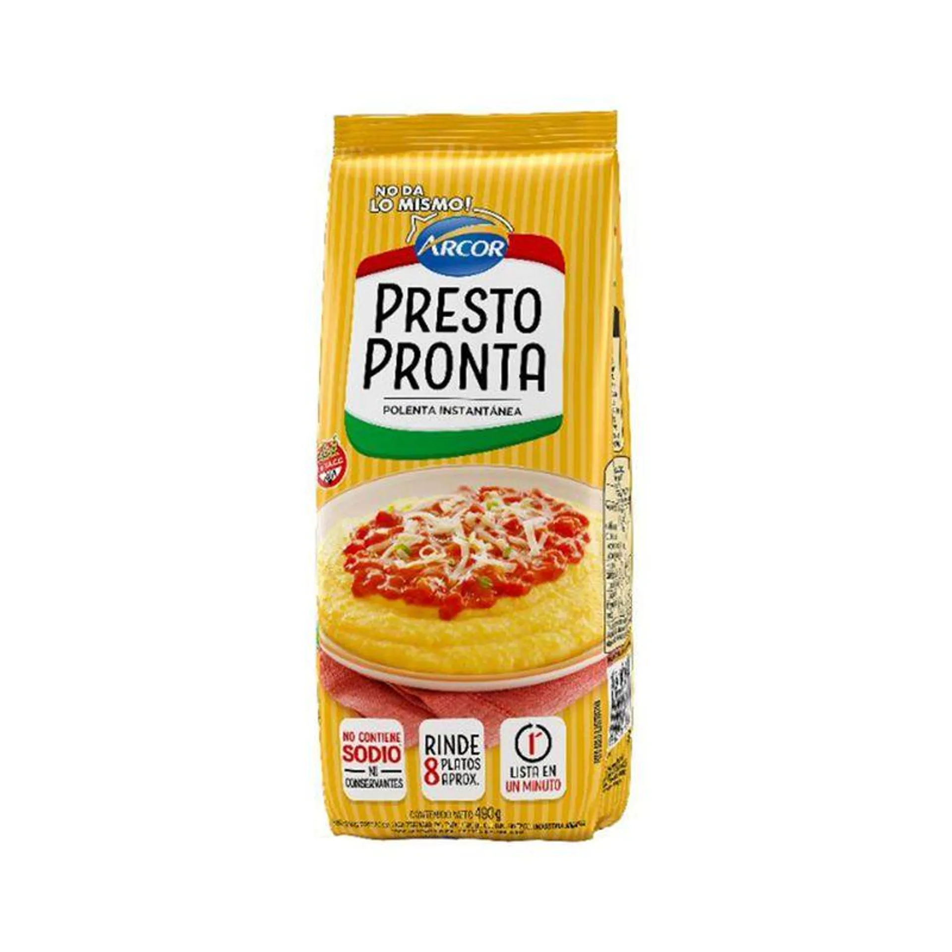 Polenta instantanea Prestopronta en bolsa 490 g.