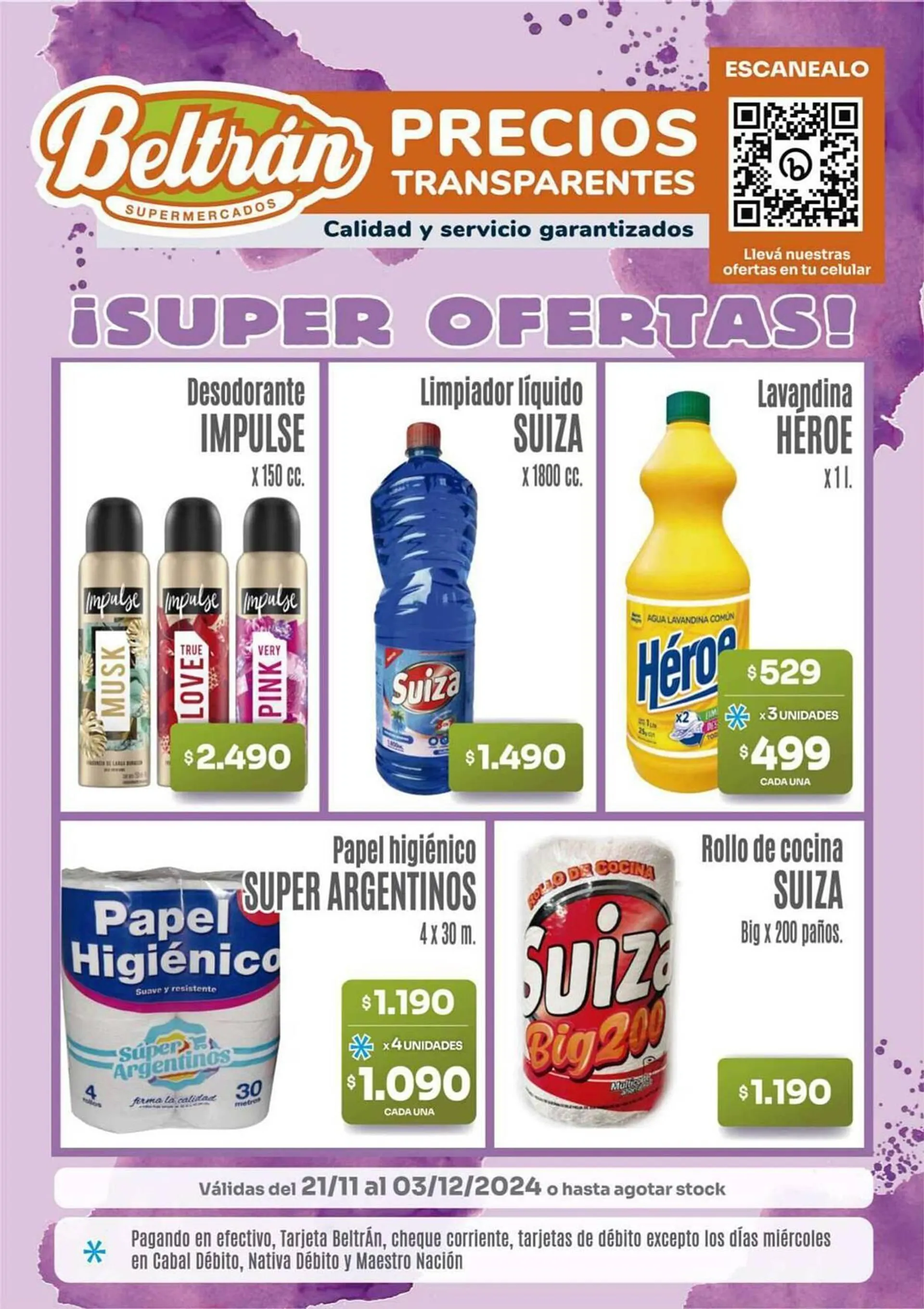 Ofertas de Catálogo Unico Supermercados 21 de noviembre al 3 de diciembre 2024 - Página 4 del catálogo